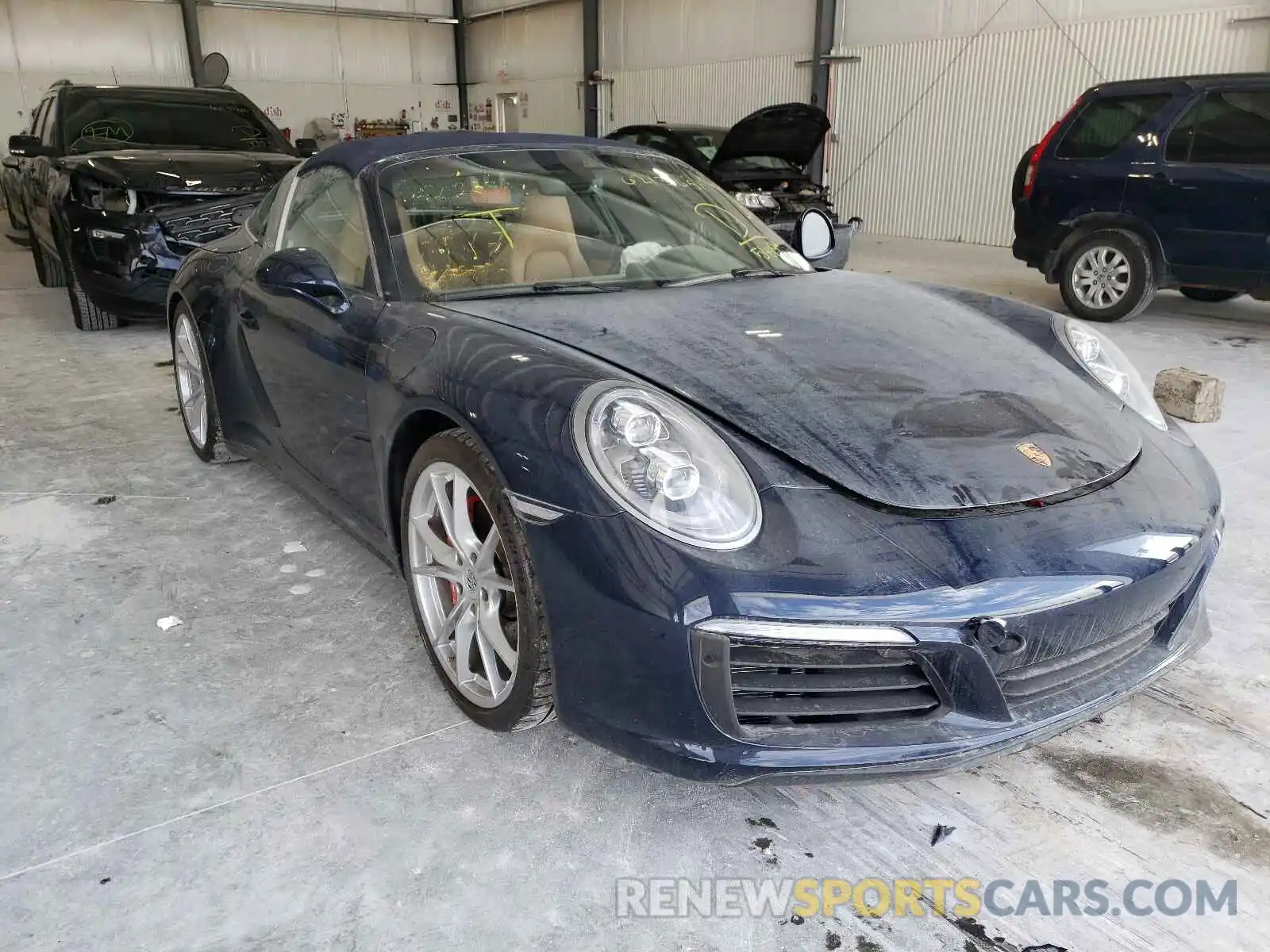 1 Photograph of a damaged car WP0BB2A97KS125449 PORSCHE 911 2019