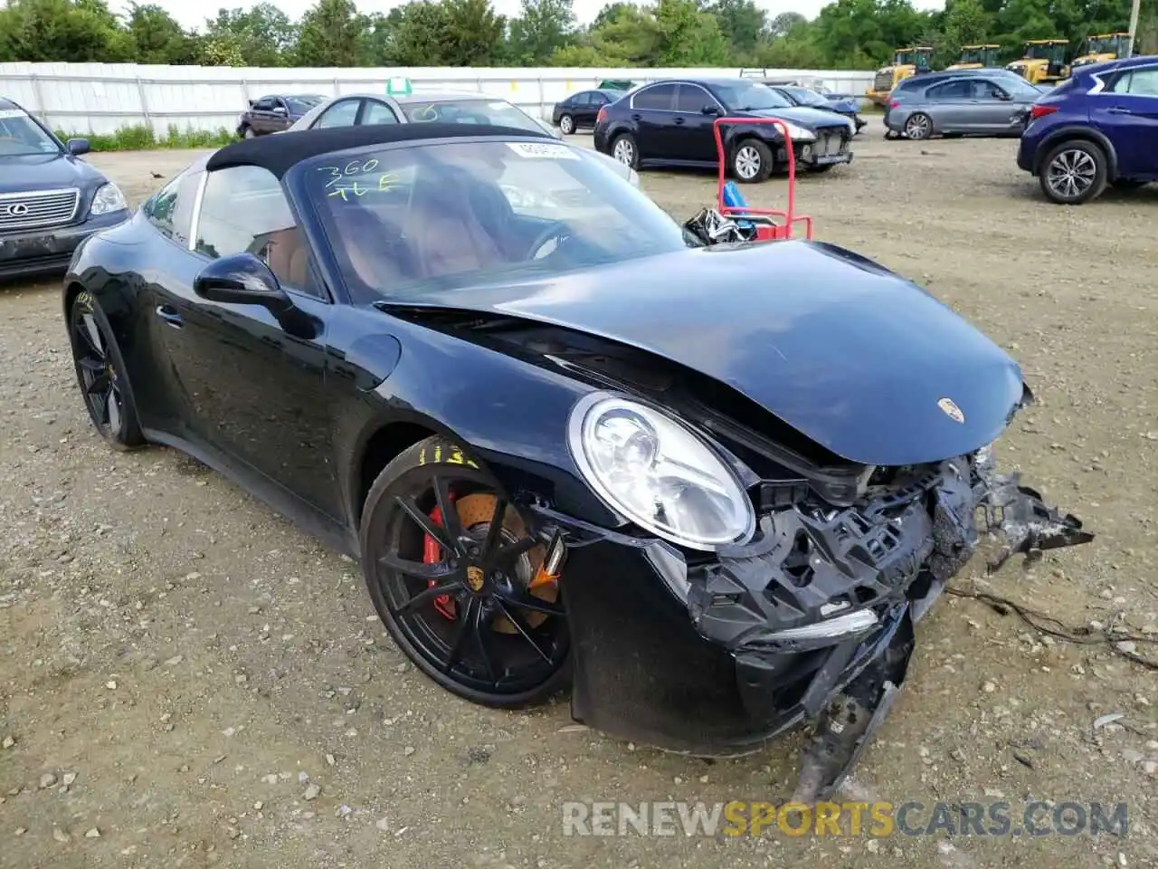 1 Photograph of a damaged car WP0BB2A9XKS125509 PORSCHE 911 2019