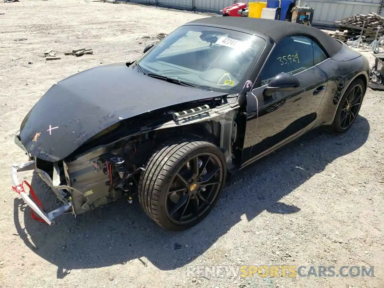 2 Photograph of a damaged car WP0CA2A90KS129432 PORSCHE 911 2019