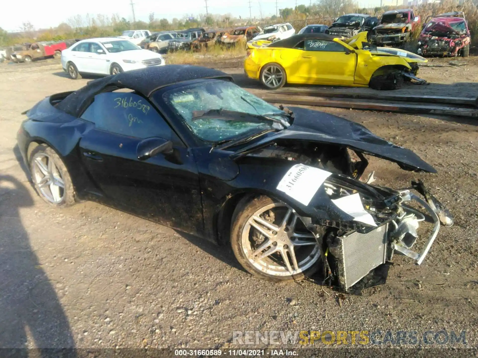 1 Photograph of a damaged car WP0CA2A92KS129271 PORSCHE 911 2019