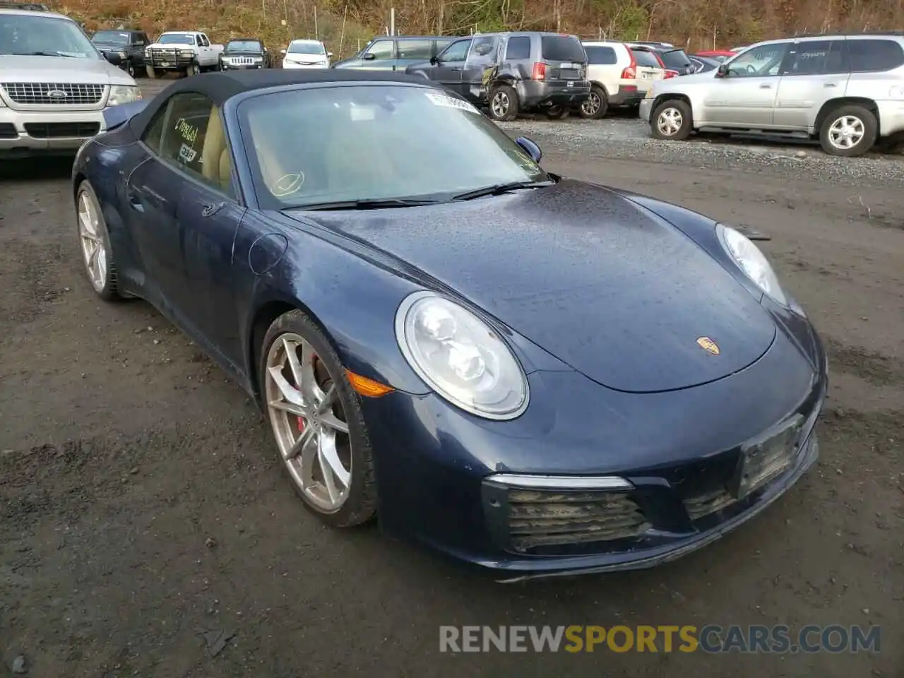 1 Photograph of a damaged car WP0CB2A91KS136113 PORSCHE 911 2019