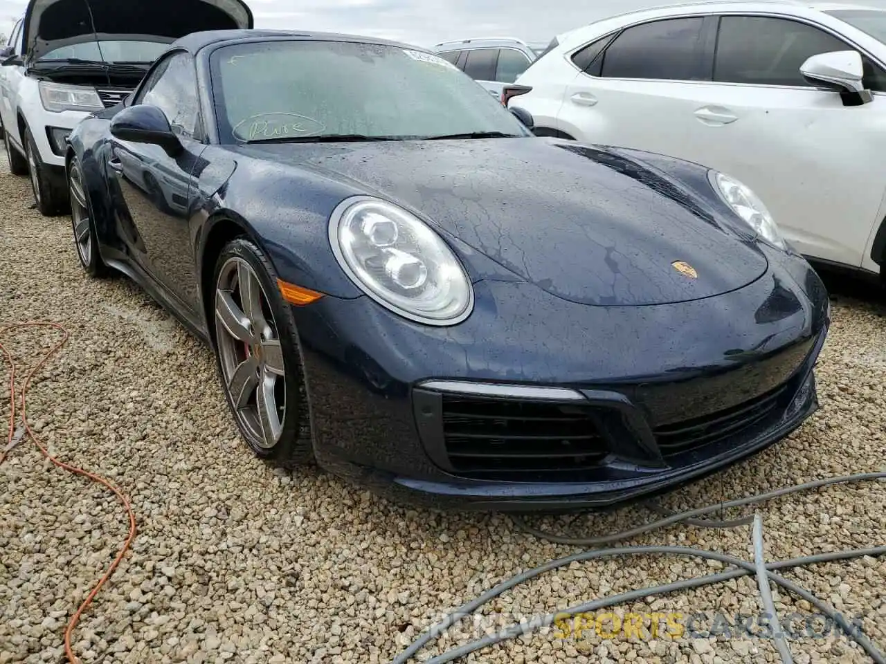 1 Photograph of a damaged car WP0CB2A92KS136301 PORSCHE 911 2019