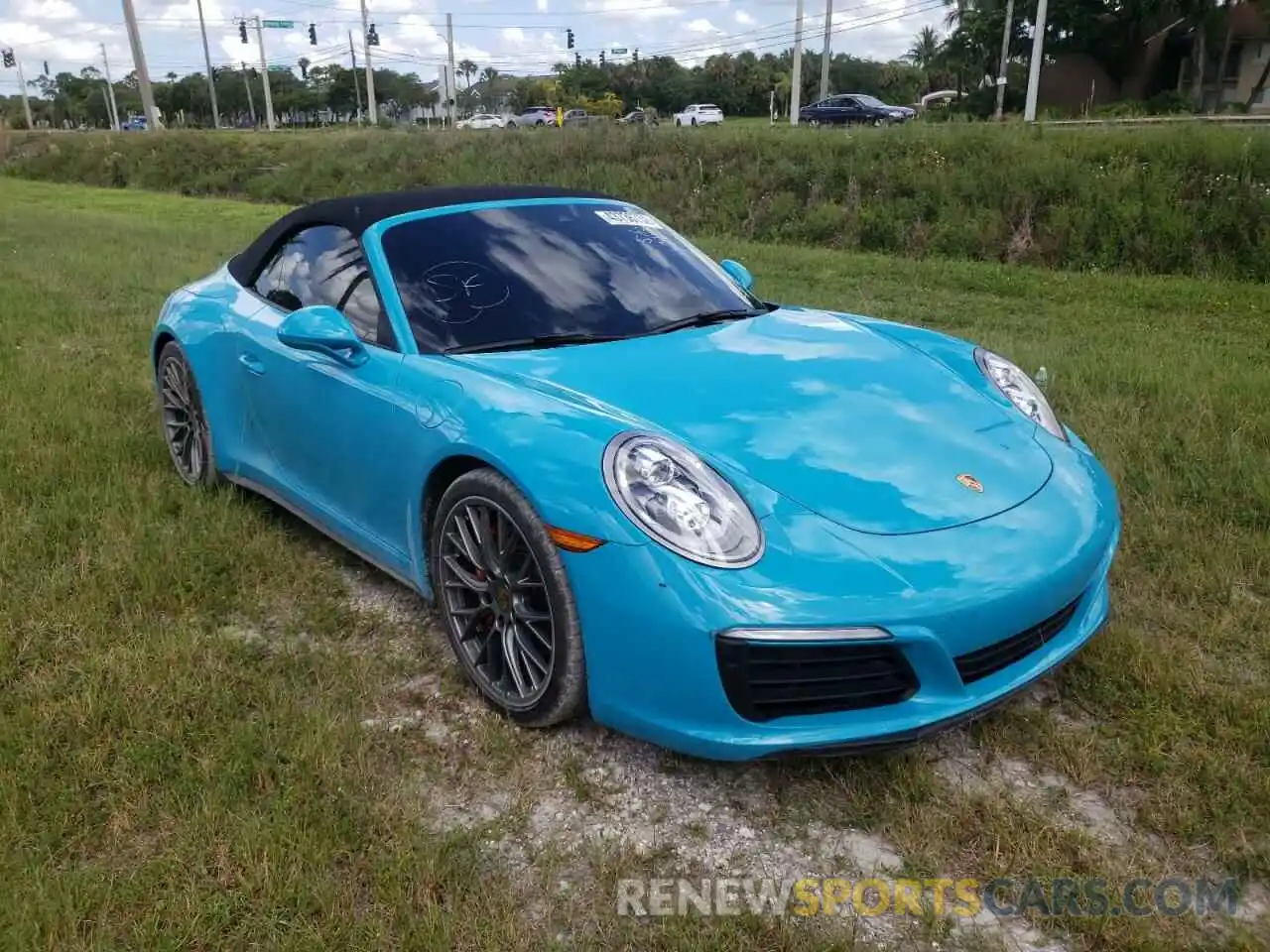 1 Photograph of a damaged car WP0CB2A9XKS136434 PORSCHE 911 2019