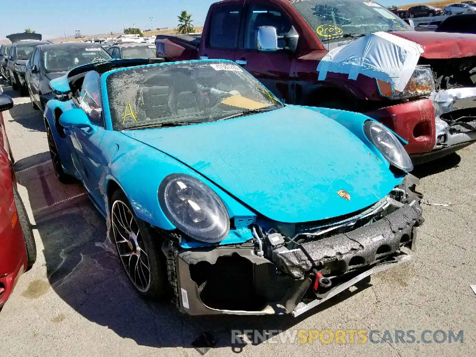 1 Photograph of a damaged car WP0CD2A99KS144082 PORSCHE 911 2019