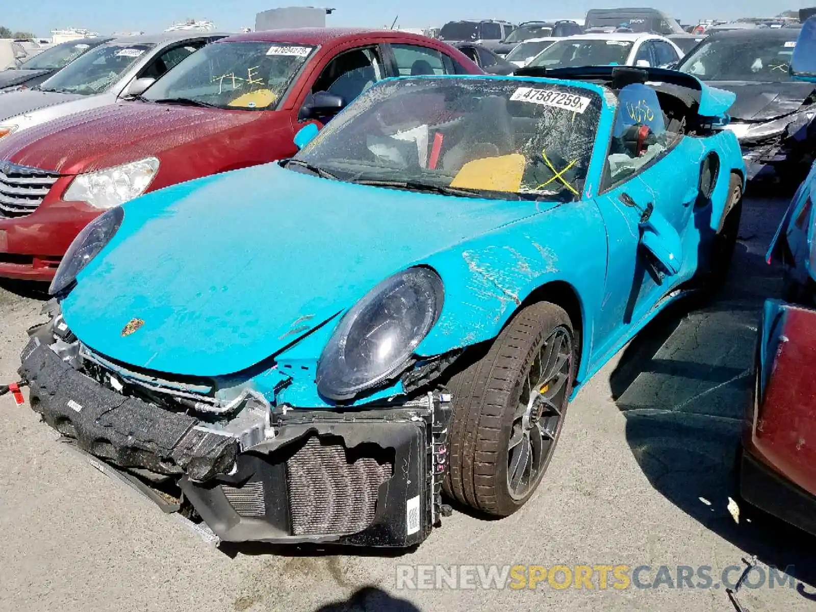 2 Photograph of a damaged car WP0CD2A99KS144082 PORSCHE 911 2019