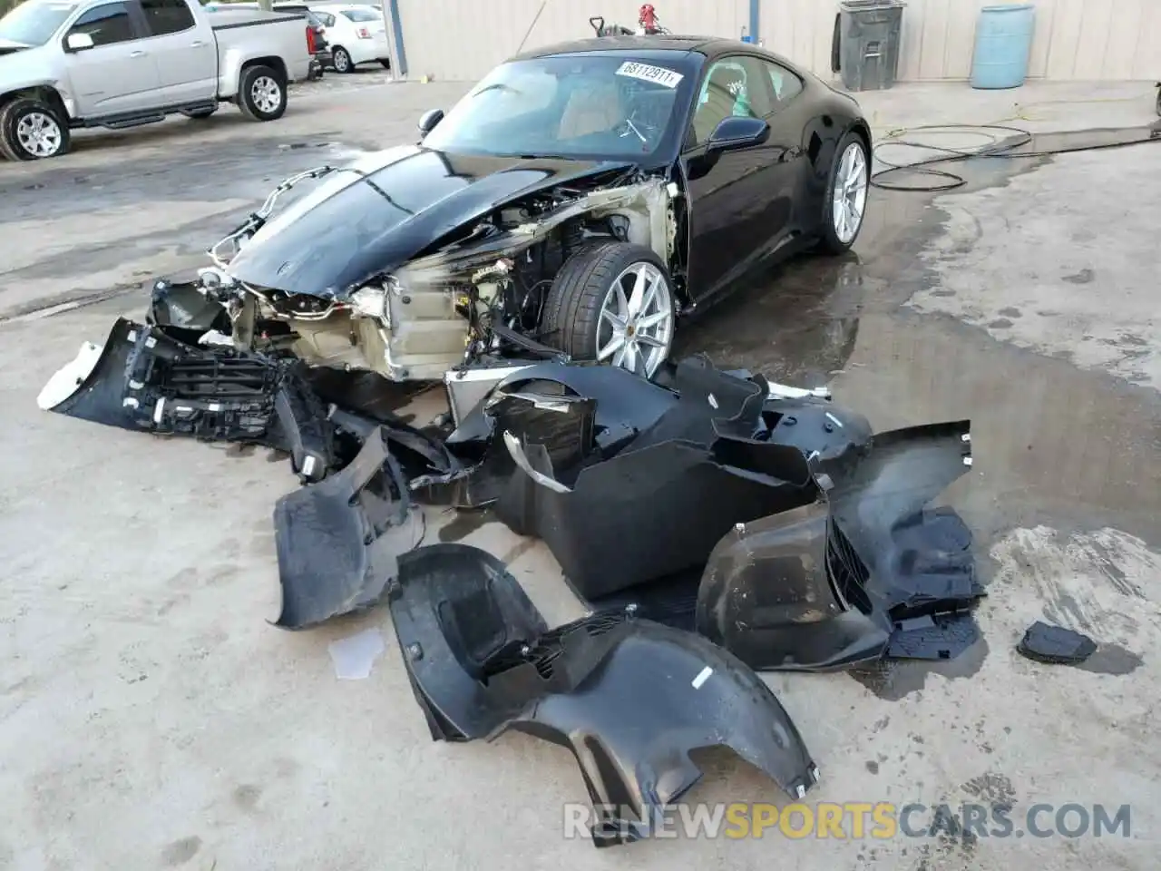 2 Photograph of a damaged car WP0AA2A90LS205658 PORSCHE 911 2020