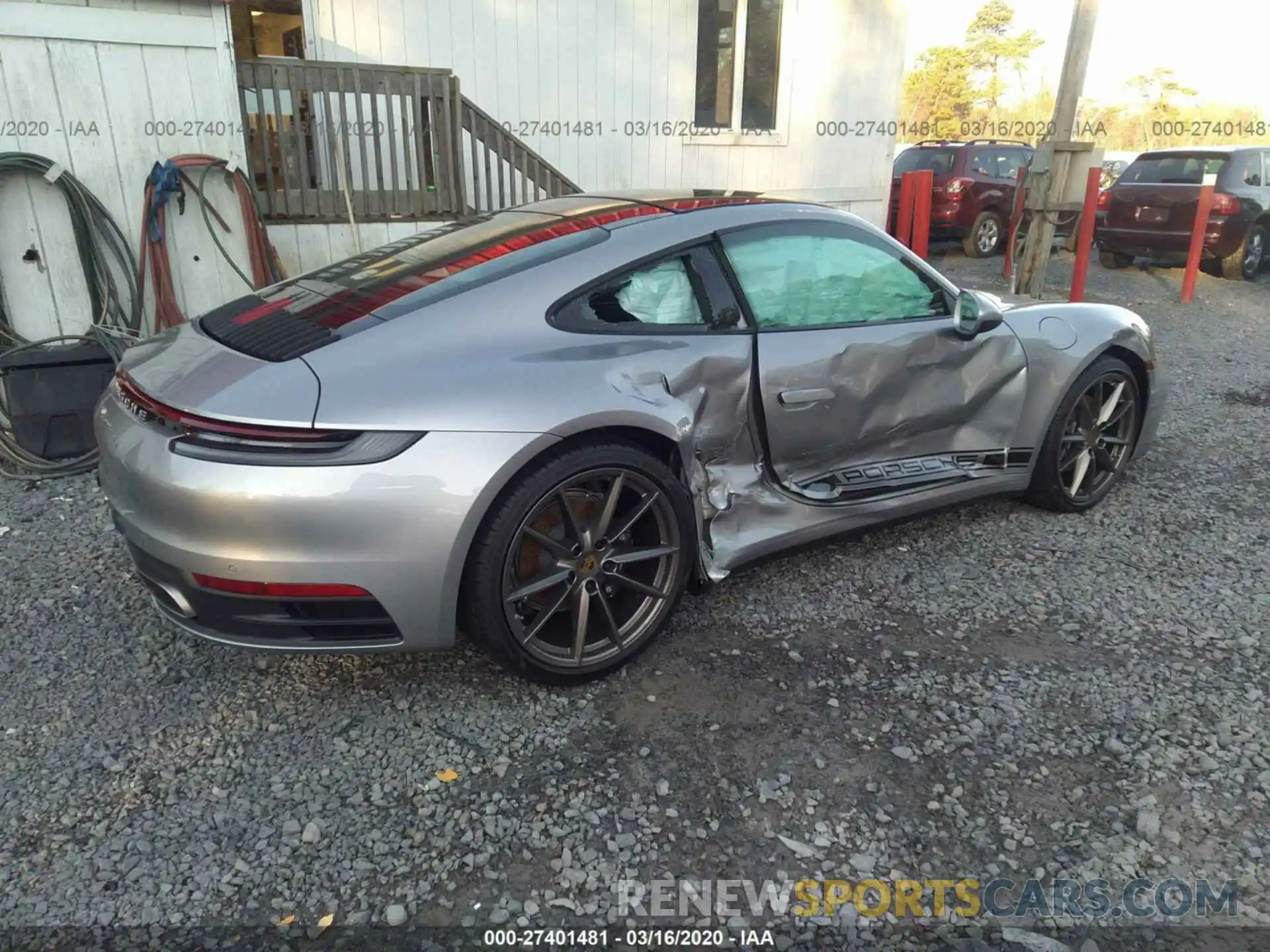 6 Photograph of a damaged car WP0AA2A92LS205452 PORSCHE 911 2020