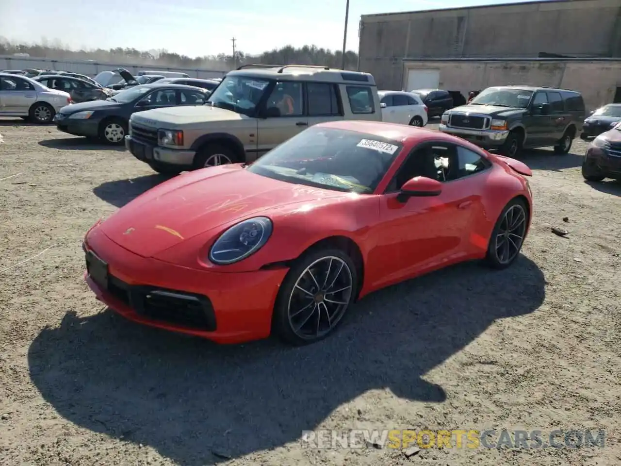 2 Фотография поврежденного автомобиля WP0AA2A92LS206584 PORSCHE 911 2020