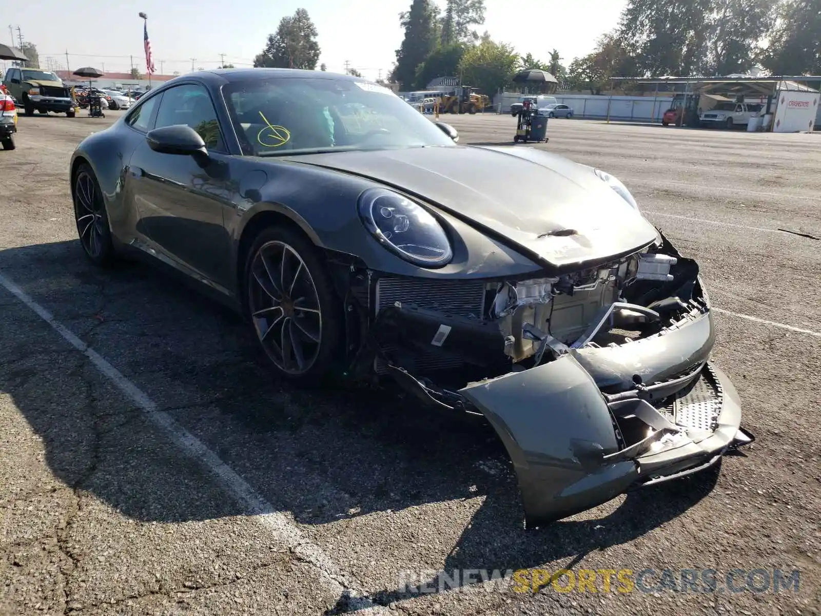 1 Photograph of a damaged car WP0AA2A94LS205968 PORSCHE 911 2020