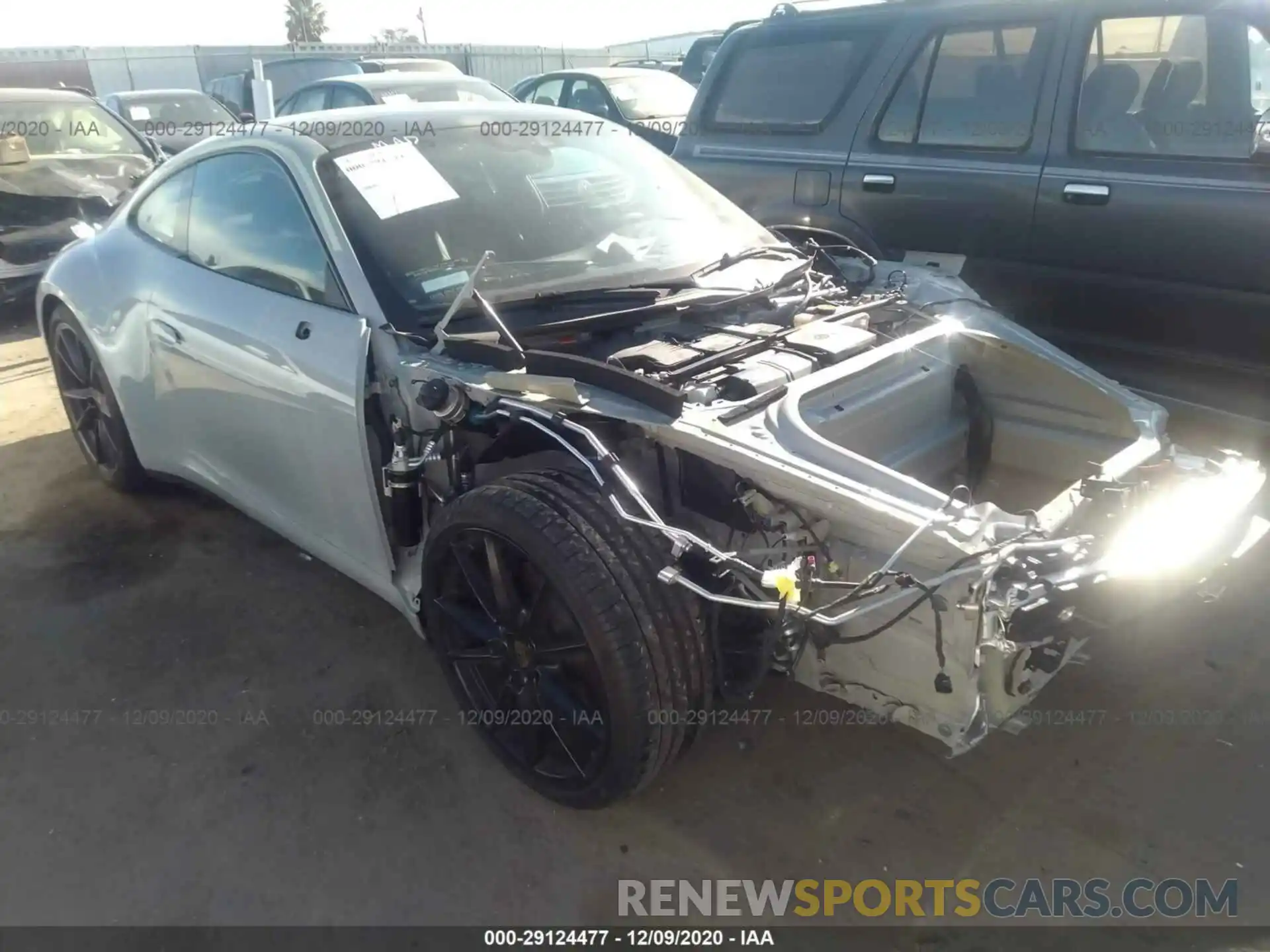 1 Photograph of a damaged car WP0AA2A9XLS205229 PORSCHE 911 2020