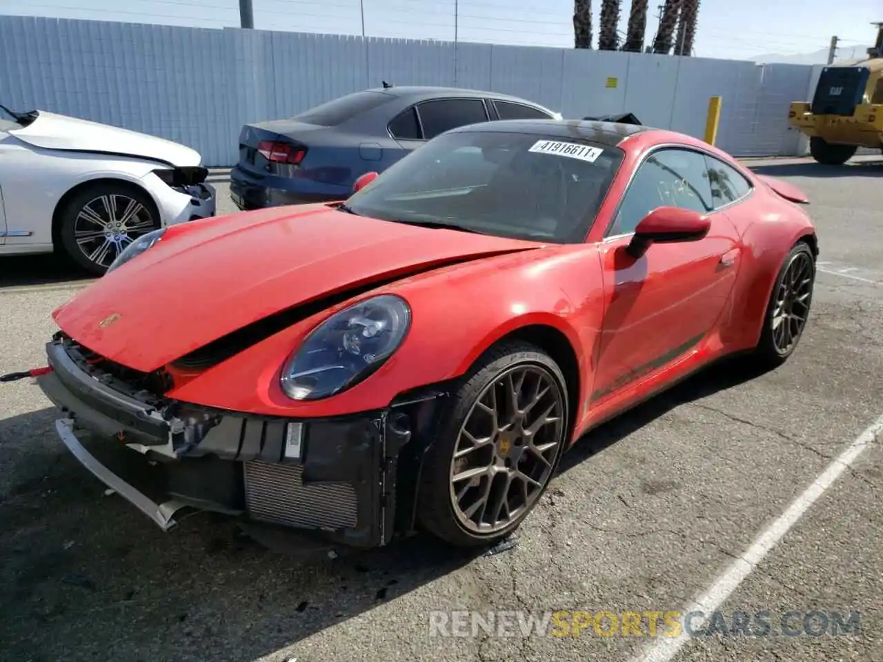 2 Photograph of a damaged car WP0AA2A9XLS205473 PORSCHE 911 2020