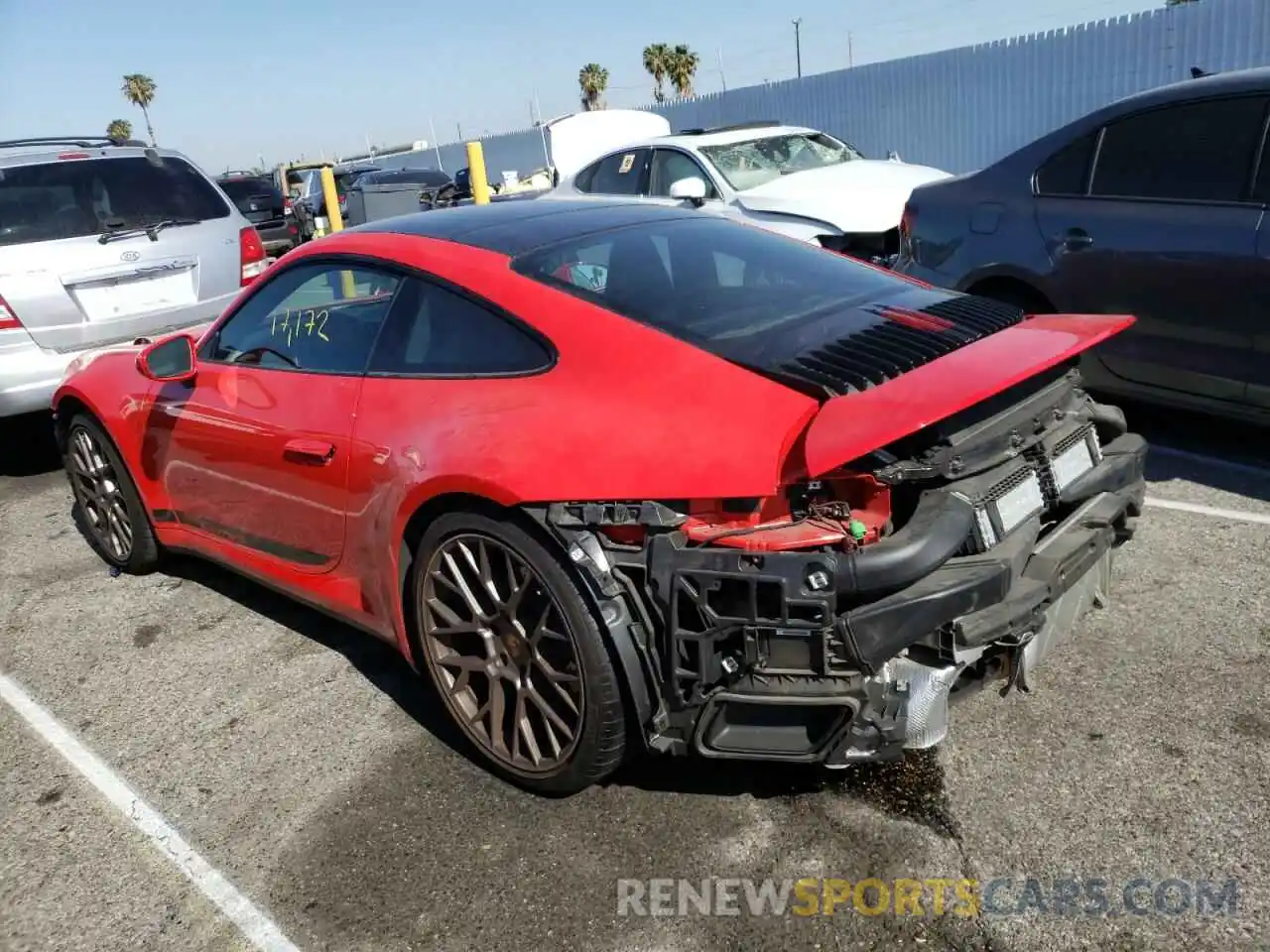 3 Photograph of a damaged car WP0AA2A9XLS205473 PORSCHE 911 2020