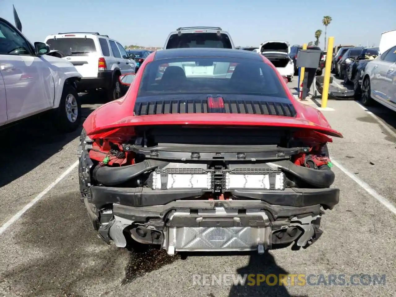 6 Photograph of a damaged car WP0AA2A9XLS205473 PORSCHE 911 2020