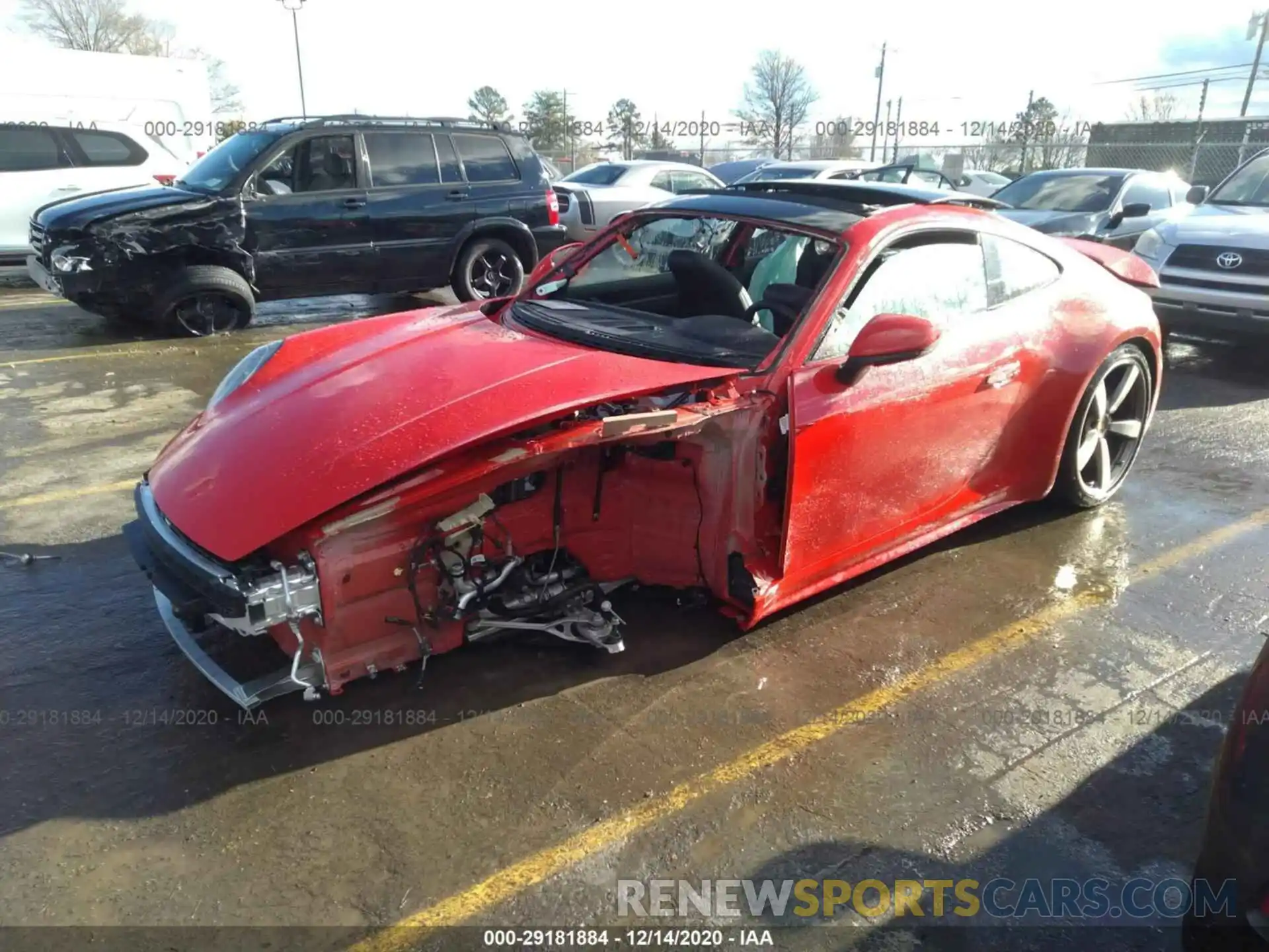 2 Photograph of a damaged car WP0AA2A9XLS205764 PORSCHE 911 2020