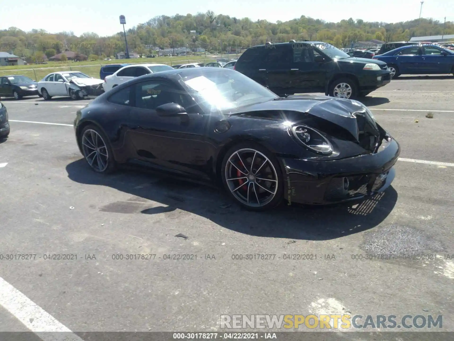 1 Photograph of a damaged car WP0AB2A90LS227480 PORSCHE 911 2020