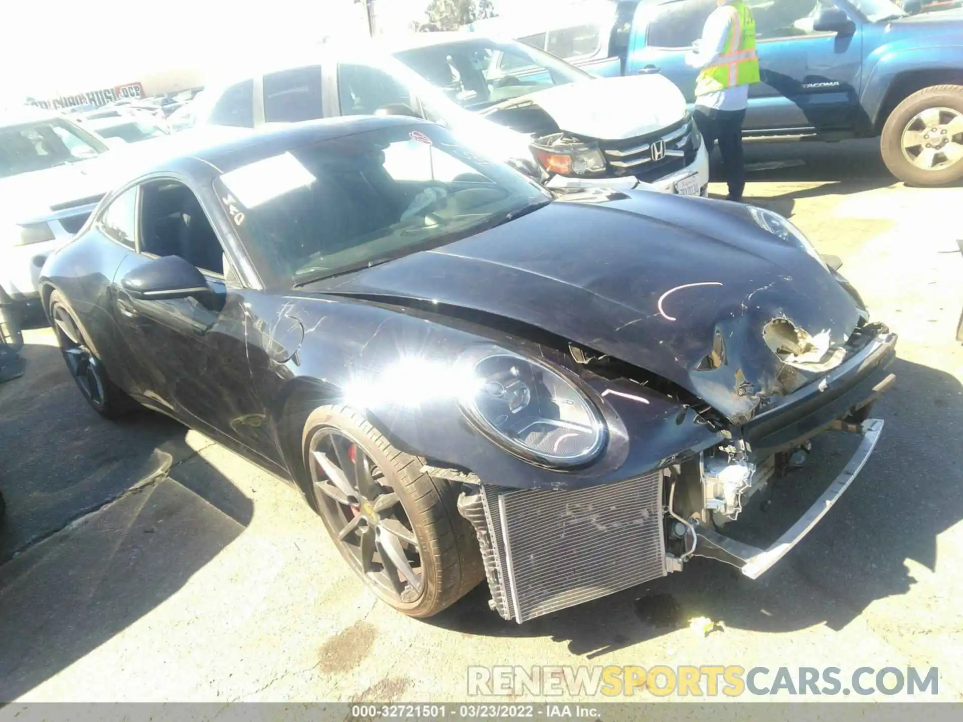 1 Photograph of a damaged car WP0AB2A91LS228041 PORSCHE 911 2020