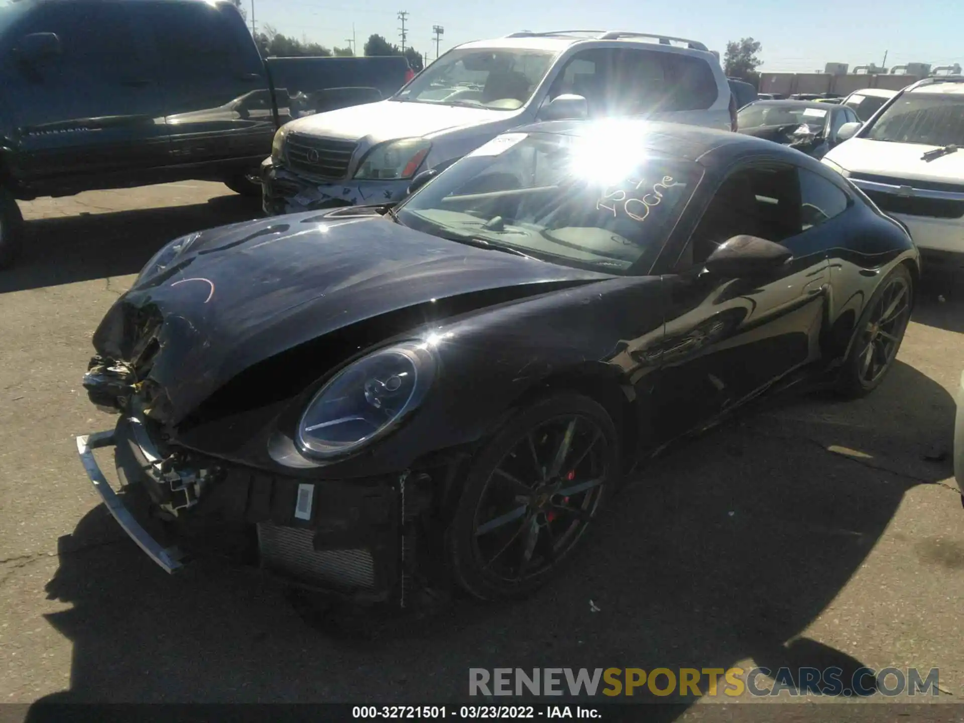 2 Photograph of a damaged car WP0AB2A91LS228041 PORSCHE 911 2020