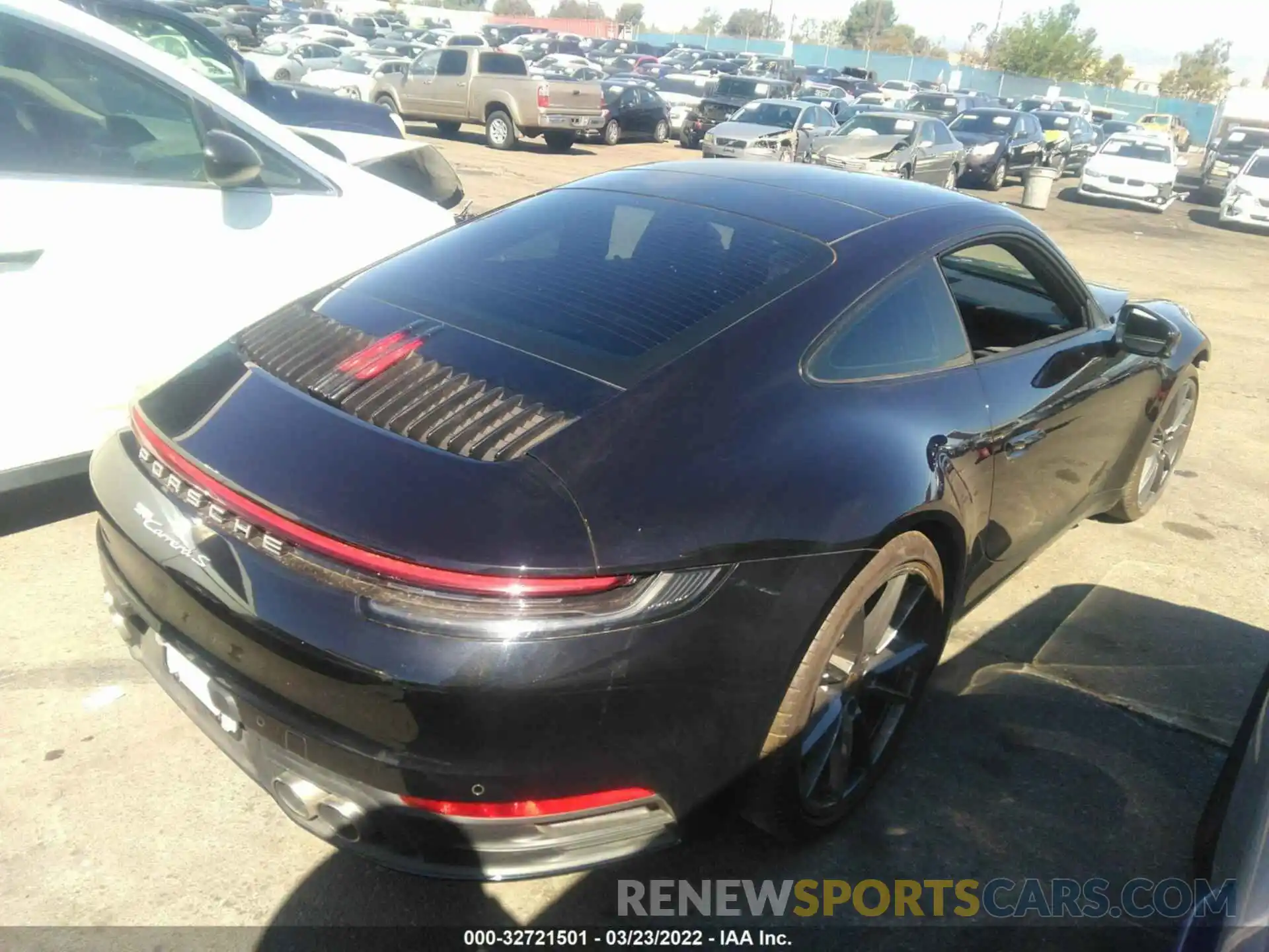 4 Photograph of a damaged car WP0AB2A91LS228041 PORSCHE 911 2020