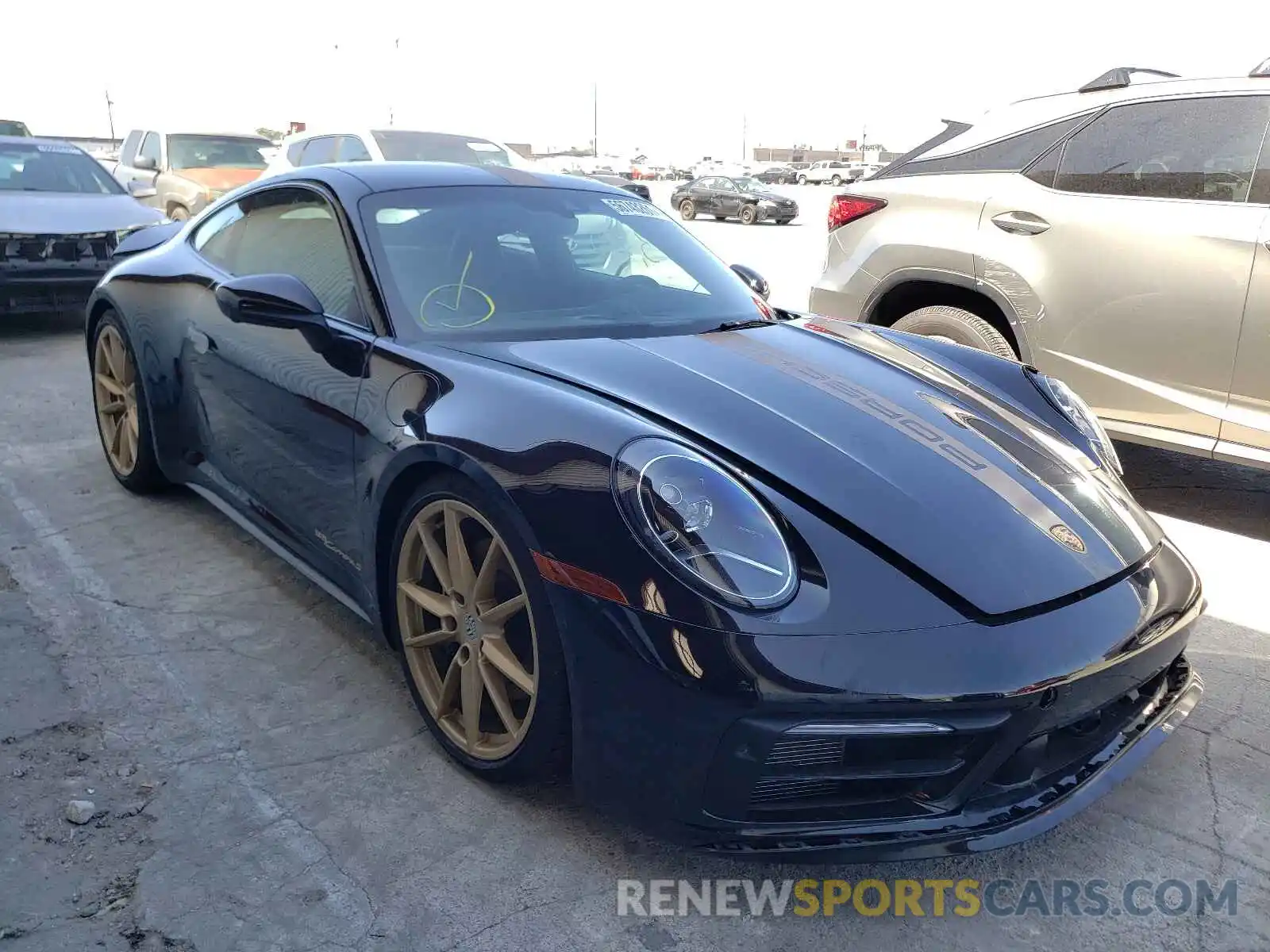 1 Photograph of a damaged car WP0AB2A91LS228976 PORSCHE 911 2020