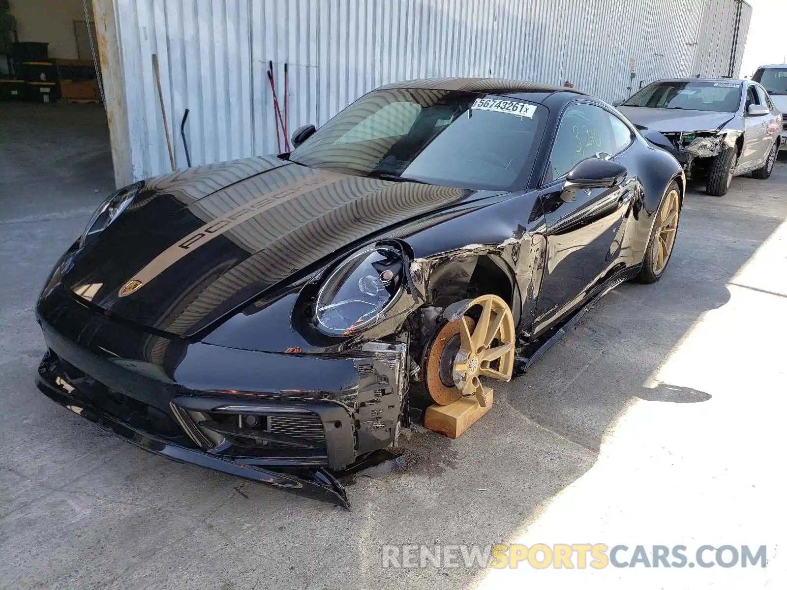 2 Photograph of a damaged car WP0AB2A91LS228976 PORSCHE 911 2020