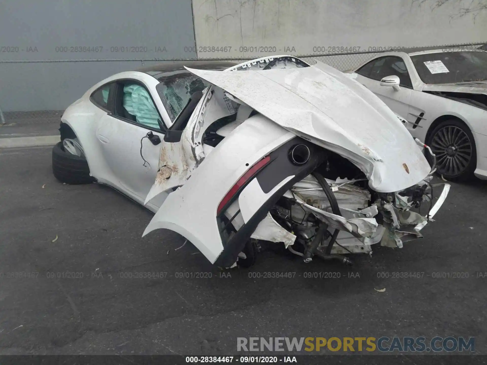 1 Photograph of a damaged car WP0AB2A91LS229447 PORSCHE 911 2020