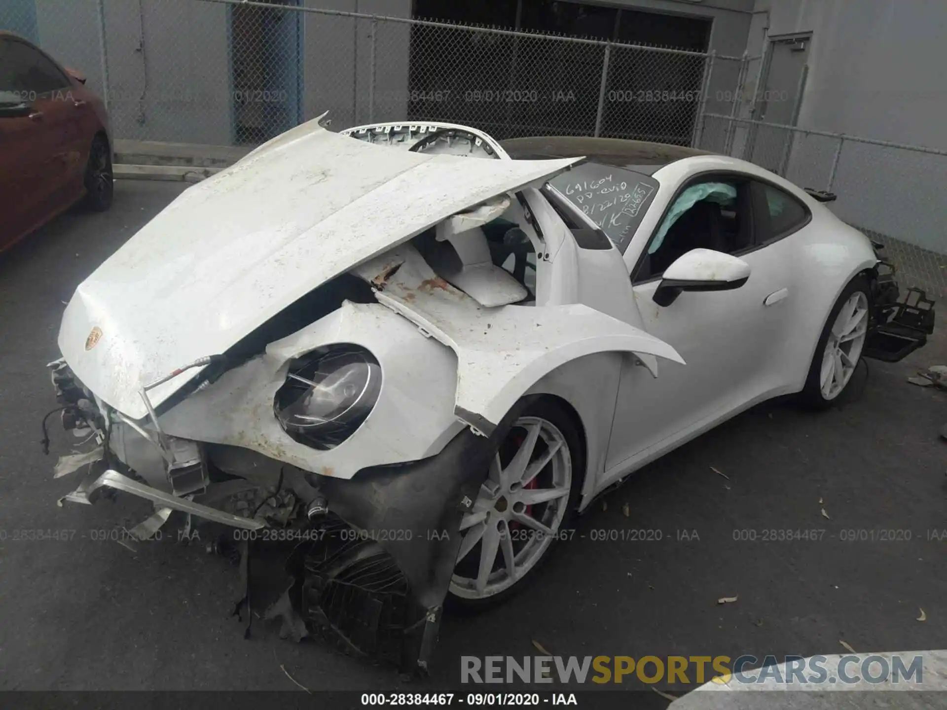 2 Photograph of a damaged car WP0AB2A91LS229447 PORSCHE 911 2020