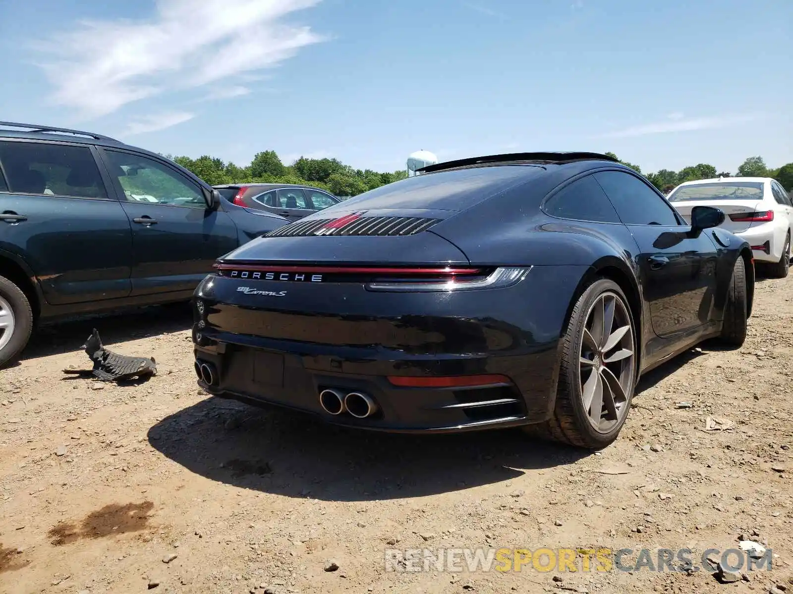 4 Photograph of a damaged car WP0AB2A92LS227786 PORSCHE 911 2020