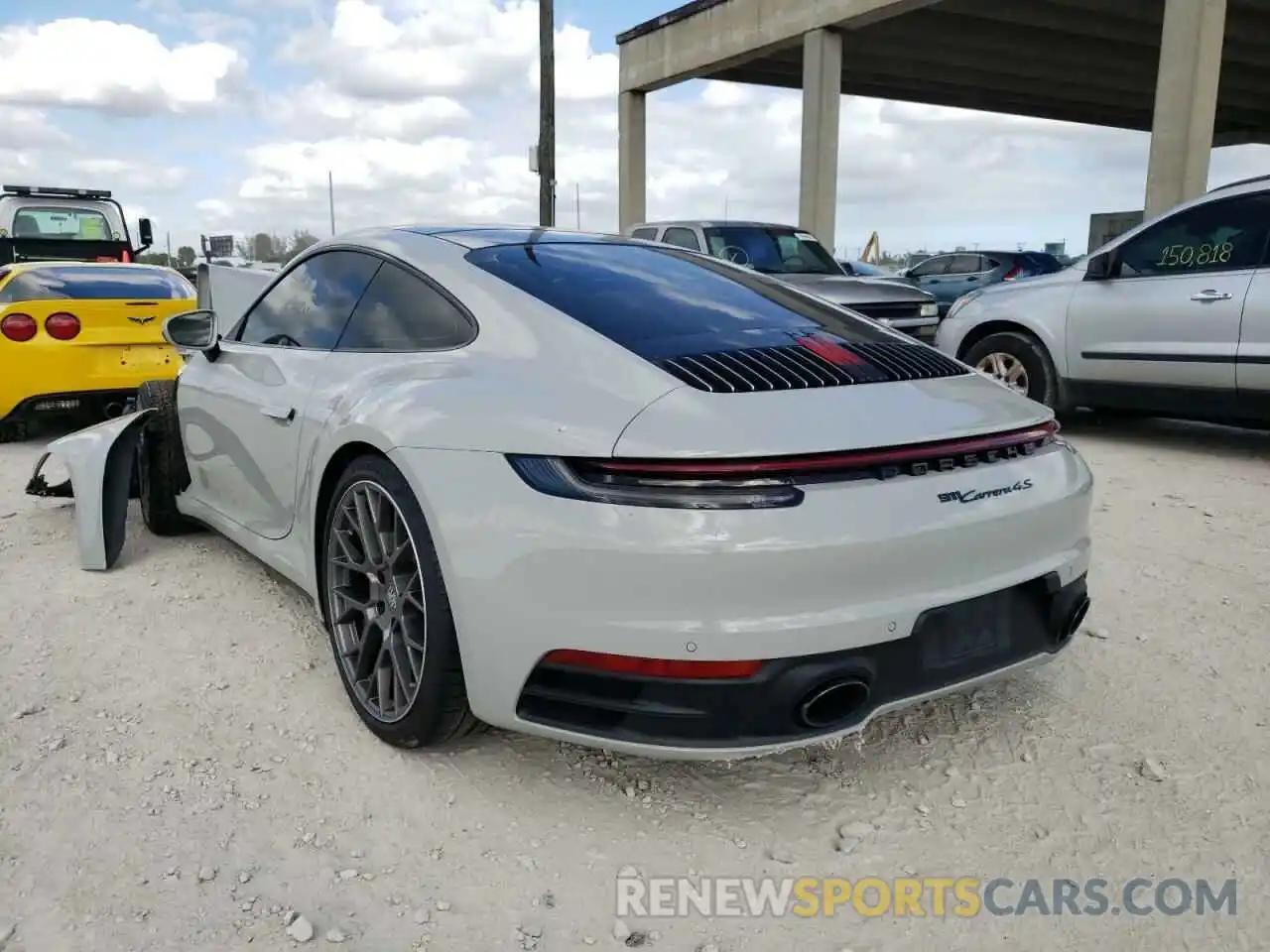 3 Photograph of a damaged car WP0AB2A92LS228582 PORSCHE 911 2020