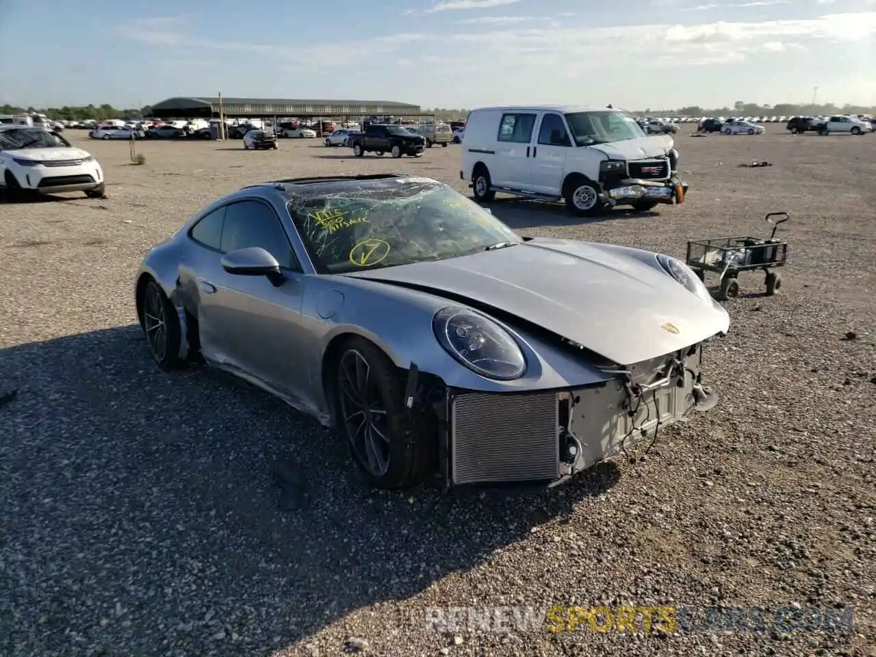 1 Photograph of a damaged car WP0AB2A92LS229960 PORSCHE 911 2020