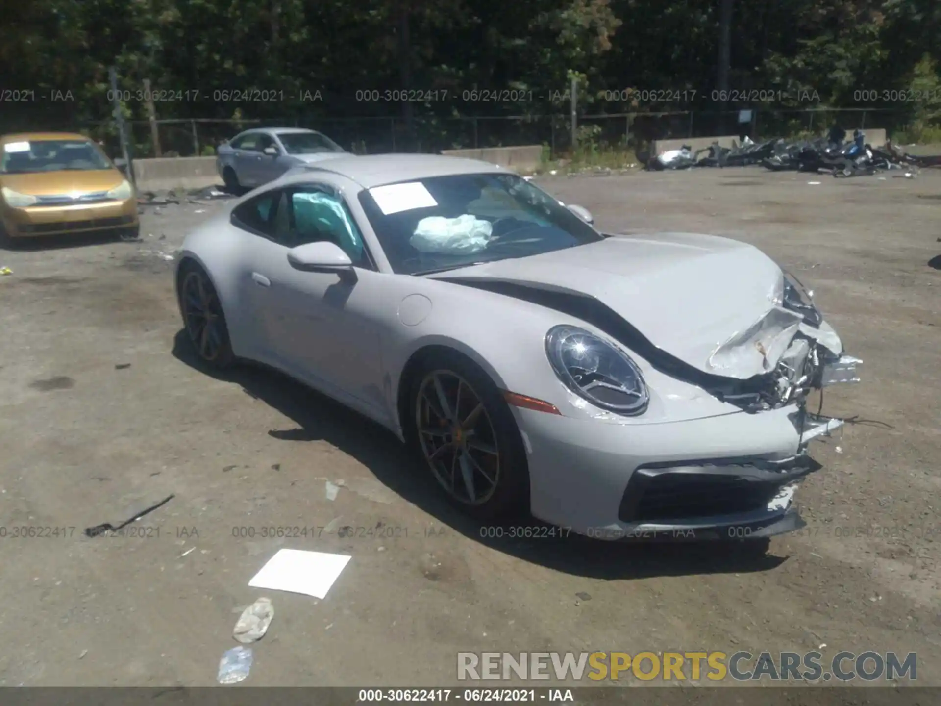 1 Photograph of a damaged car WP0AB2A93LS226369 PORSCHE 911 2020