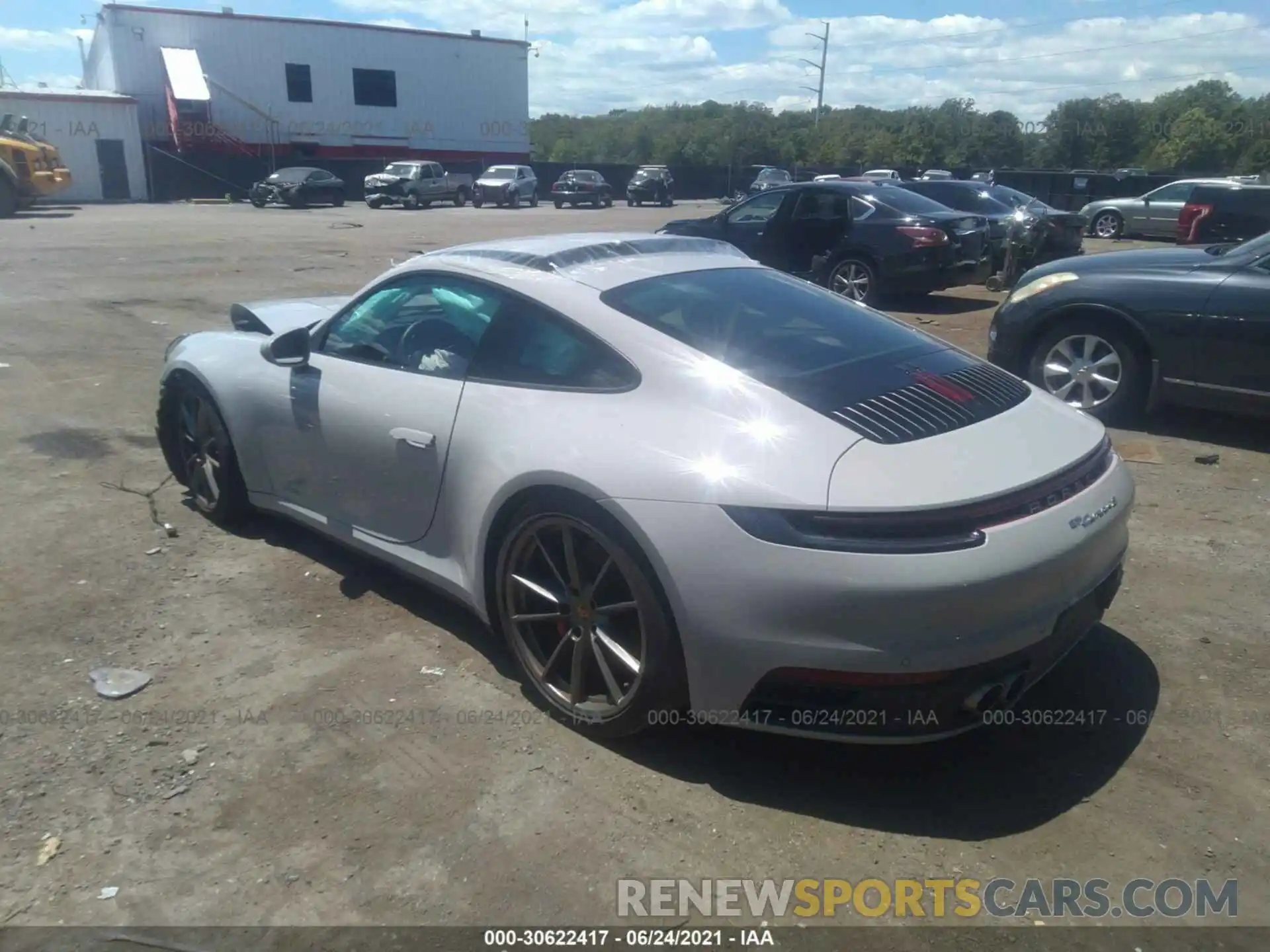 3 Photograph of a damaged car WP0AB2A93LS226369 PORSCHE 911 2020