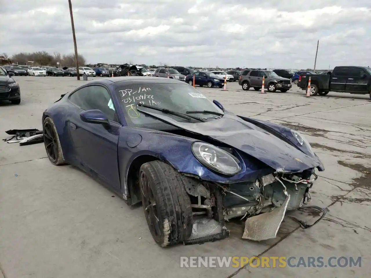 1 Photograph of a damaged car WP0AB2A94LS226509 PORSCHE 911 2020