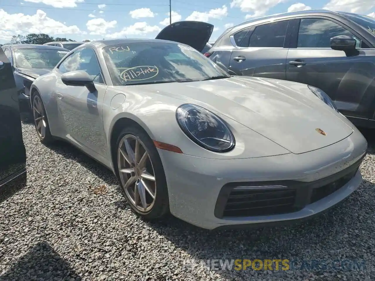 1 Photograph of a damaged car WP0AB2A94LS227630 PORSCHE 911 2020