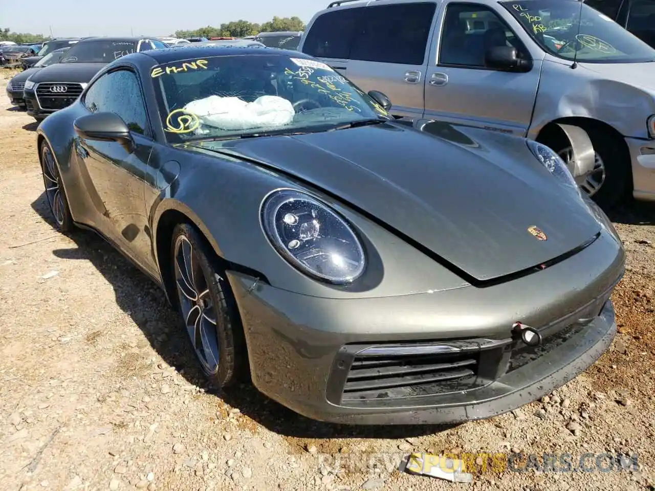 1 Photograph of a damaged car WP0AB2A94LS228132 PORSCHE 911 2020