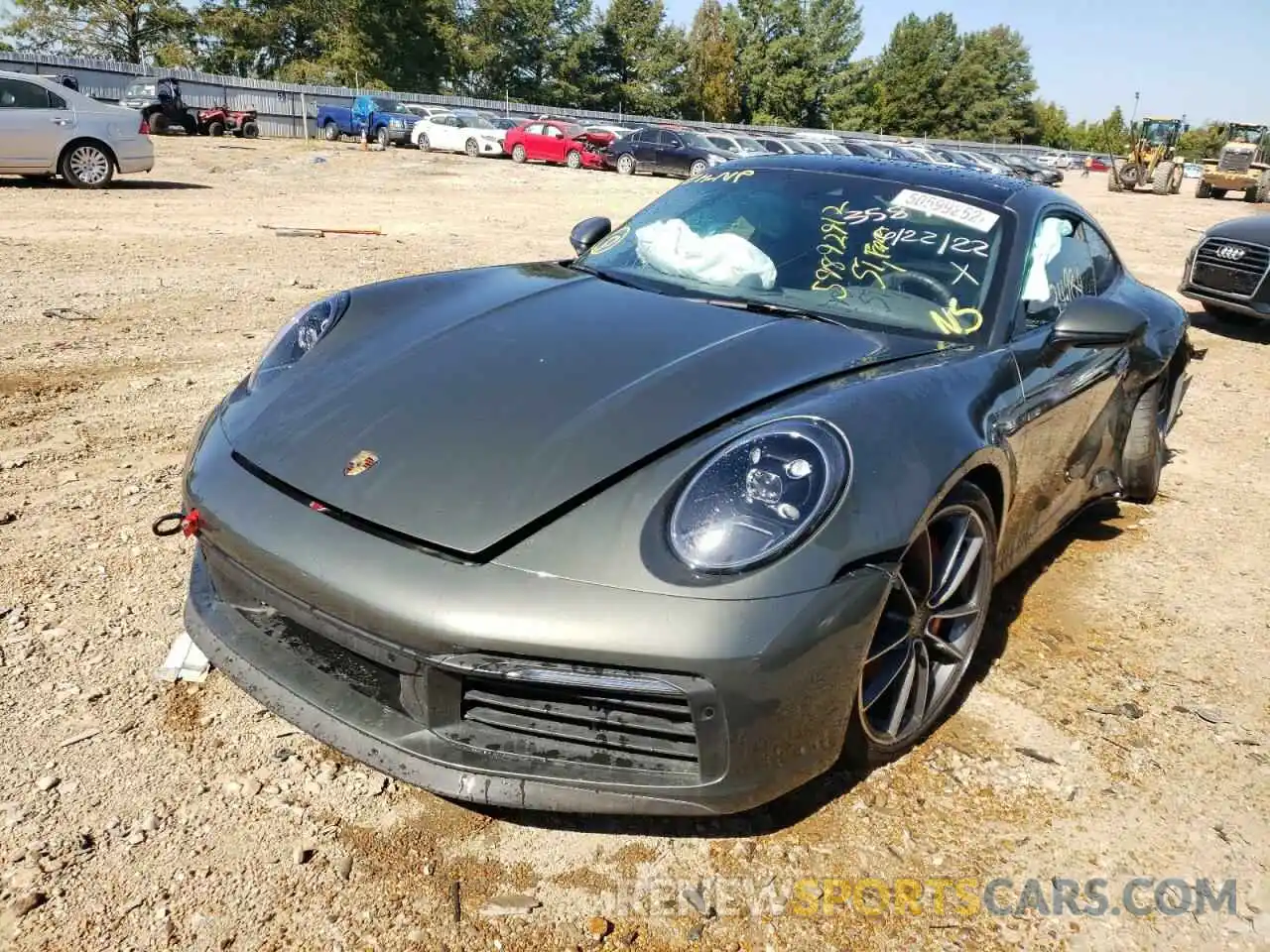 2 Photograph of a damaged car WP0AB2A94LS228132 PORSCHE 911 2020