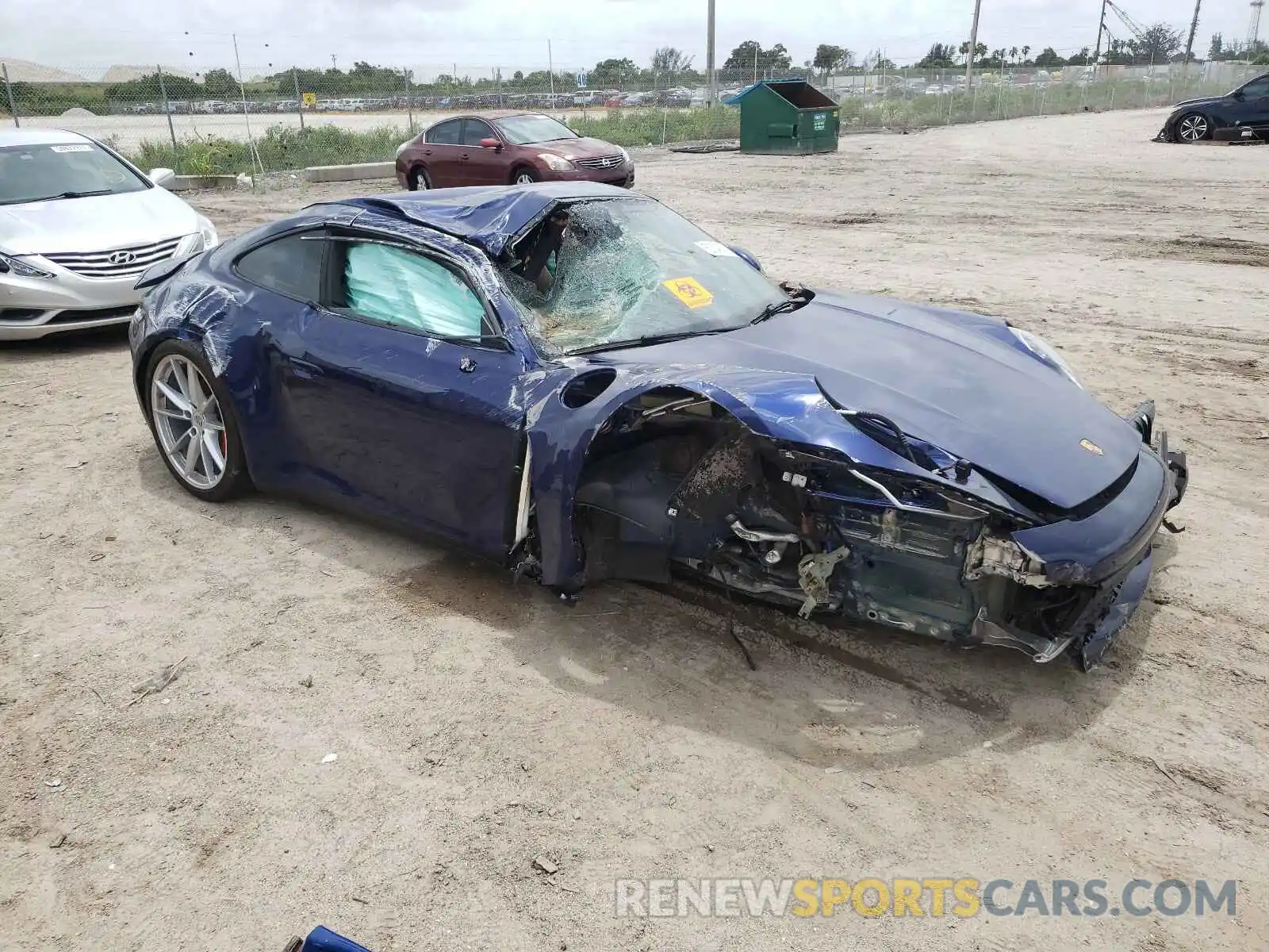 1 Photograph of a damaged car WP0AB2A94LS228275 PORSCHE 911 2020