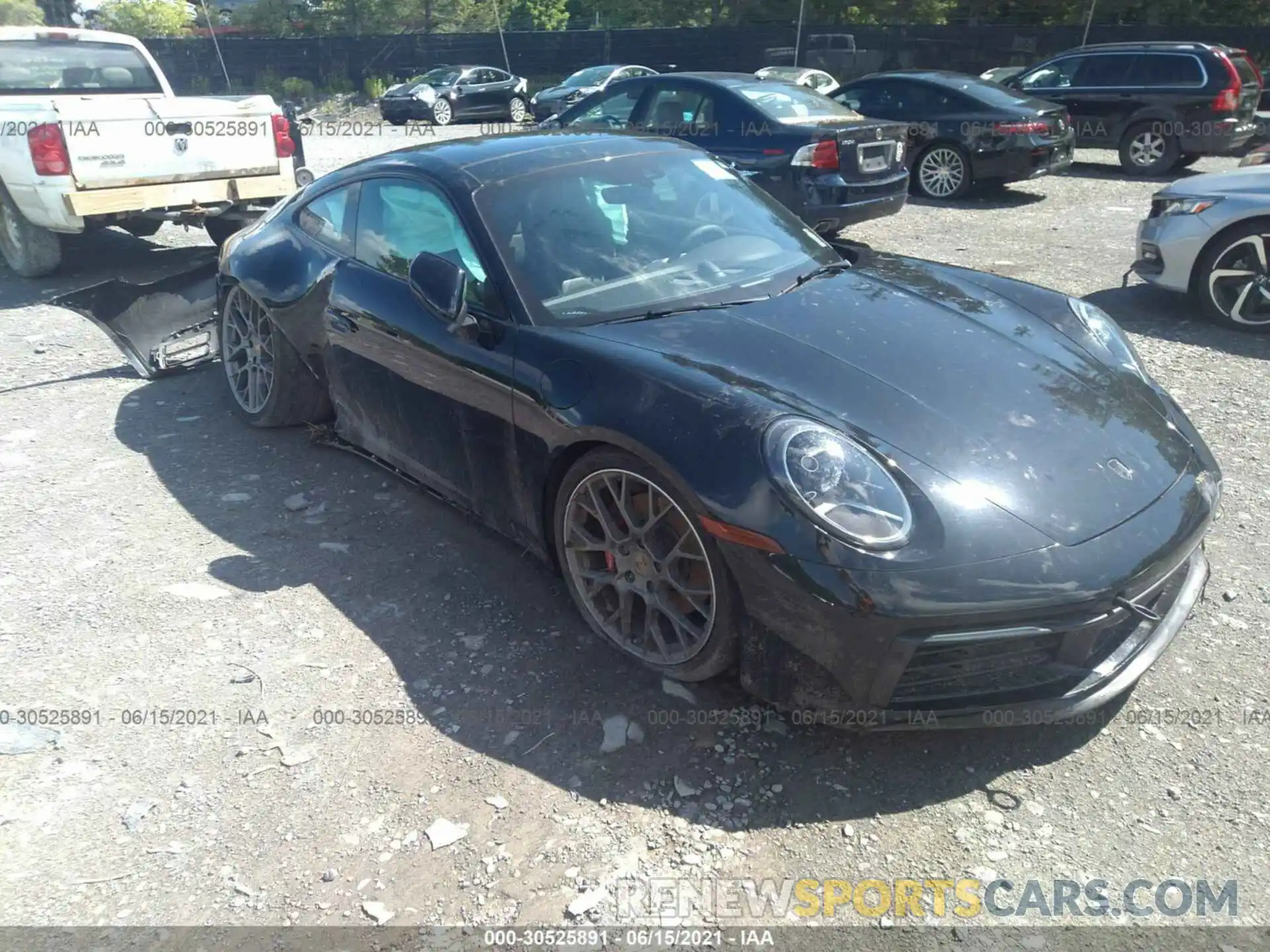 1 Photograph of a damaged car WP0AB2A95LS226065 PORSCHE 911 2020