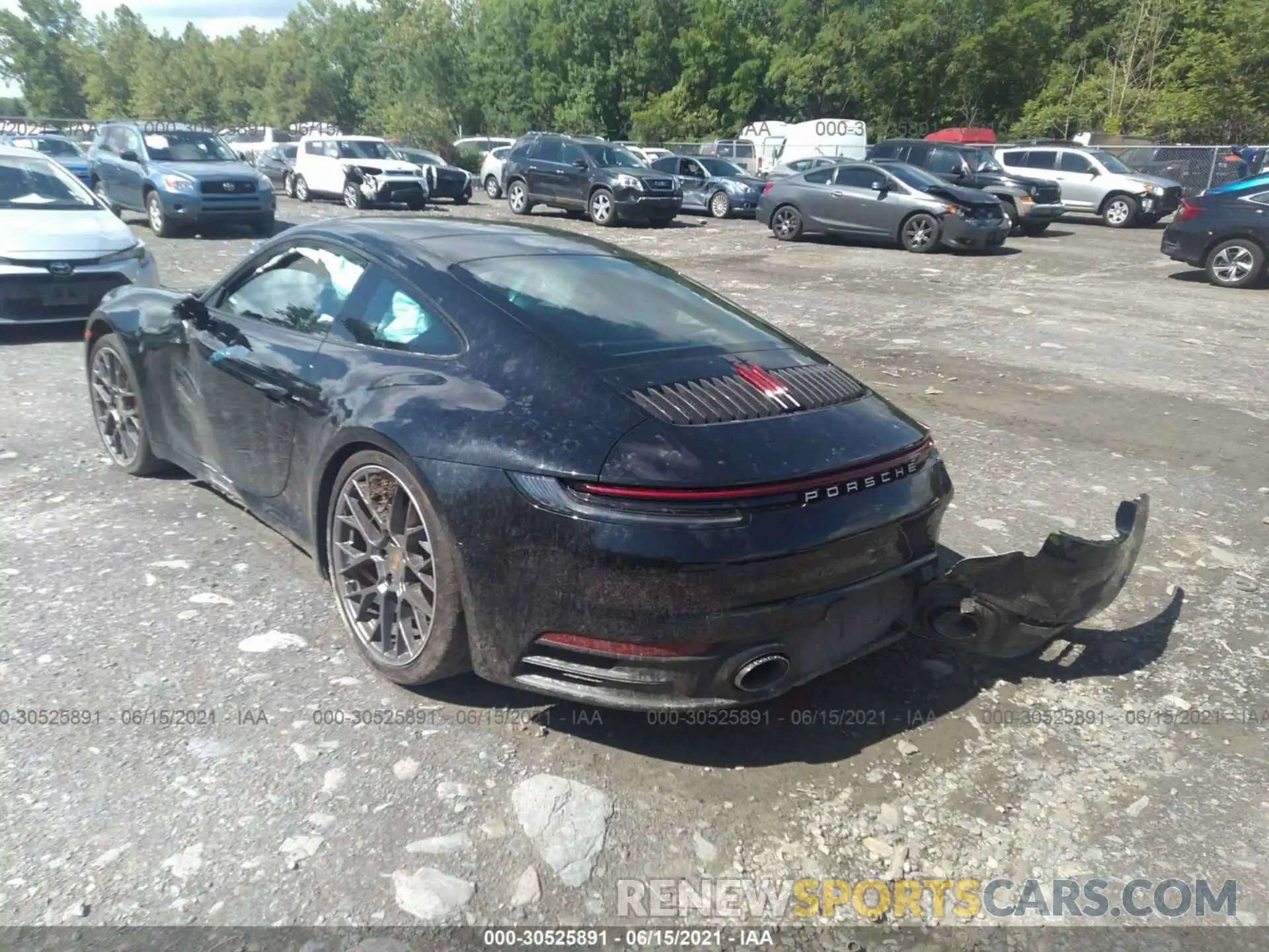 3 Photograph of a damaged car WP0AB2A95LS226065 PORSCHE 911 2020