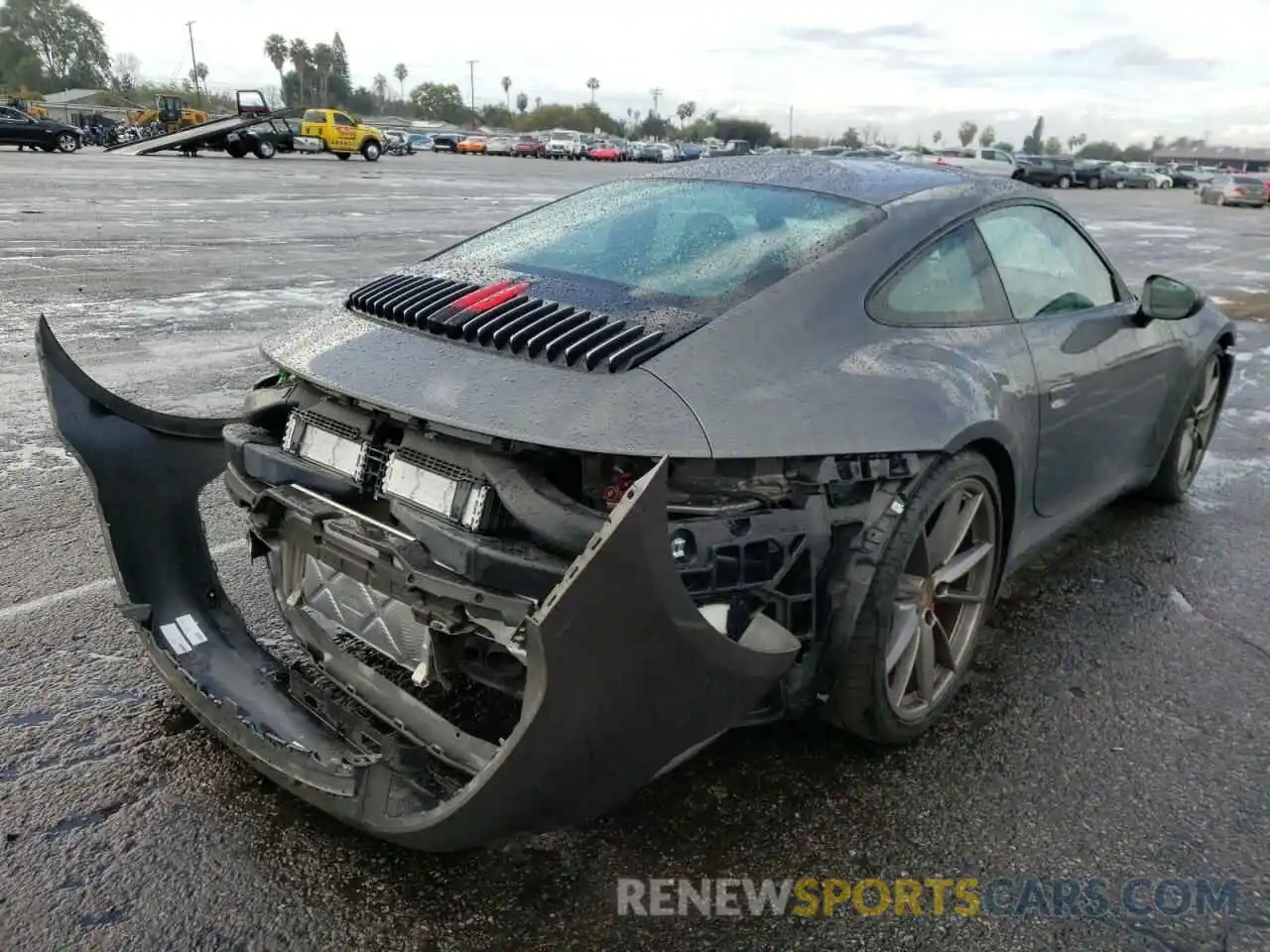 4 Photograph of a damaged car WP0AB2A95LS226468 PORSCHE 911 2020