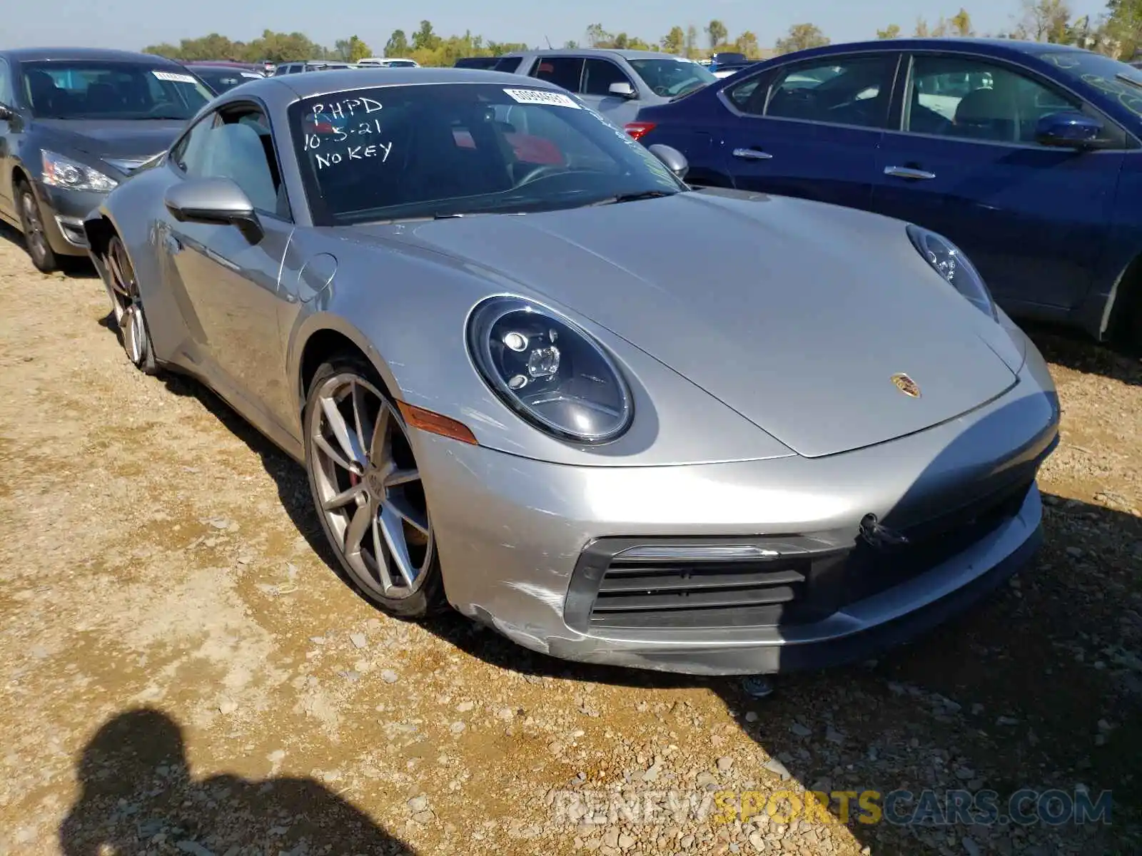 1 Photograph of a damaged car WP0AB2A95LS228284 PORSCHE 911 2020