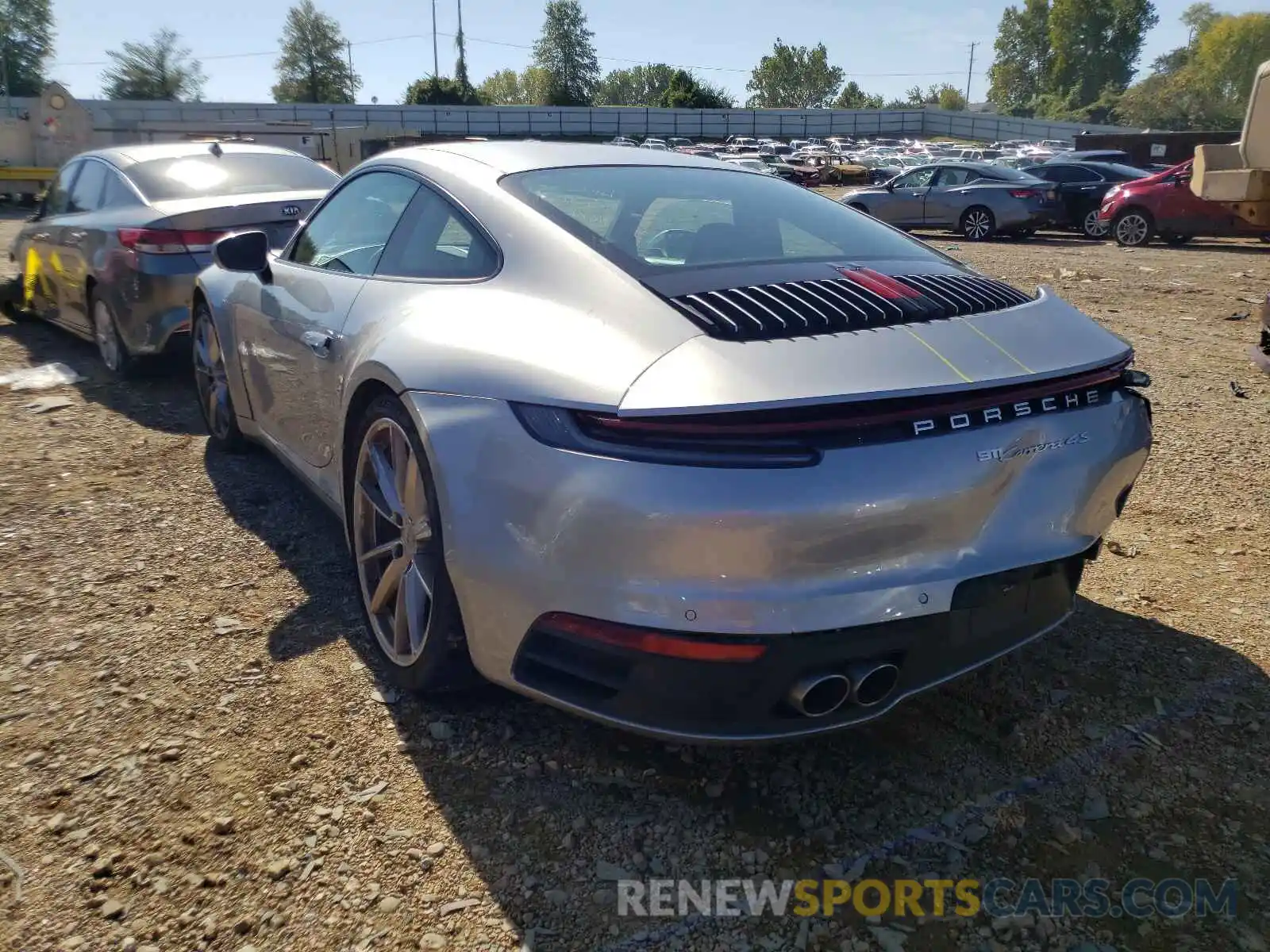 3 Photograph of a damaged car WP0AB2A95LS228284 PORSCHE 911 2020