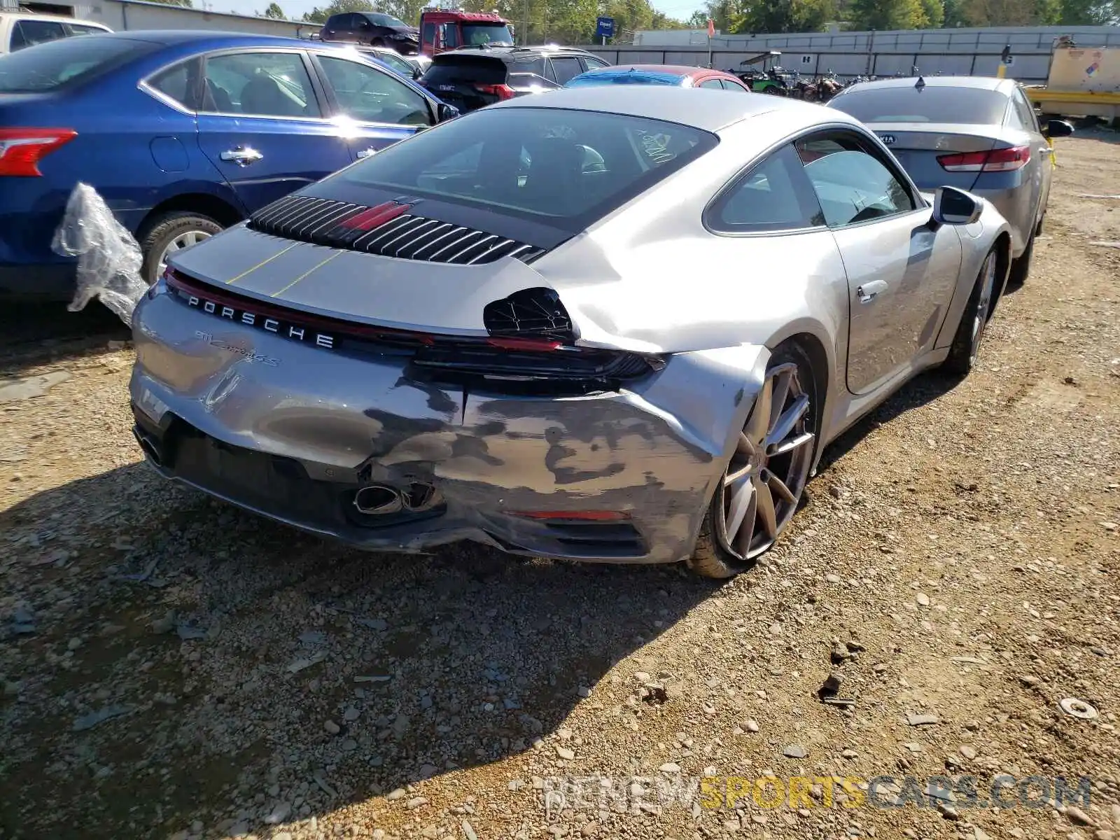 4 Photograph of a damaged car WP0AB2A95LS228284 PORSCHE 911 2020