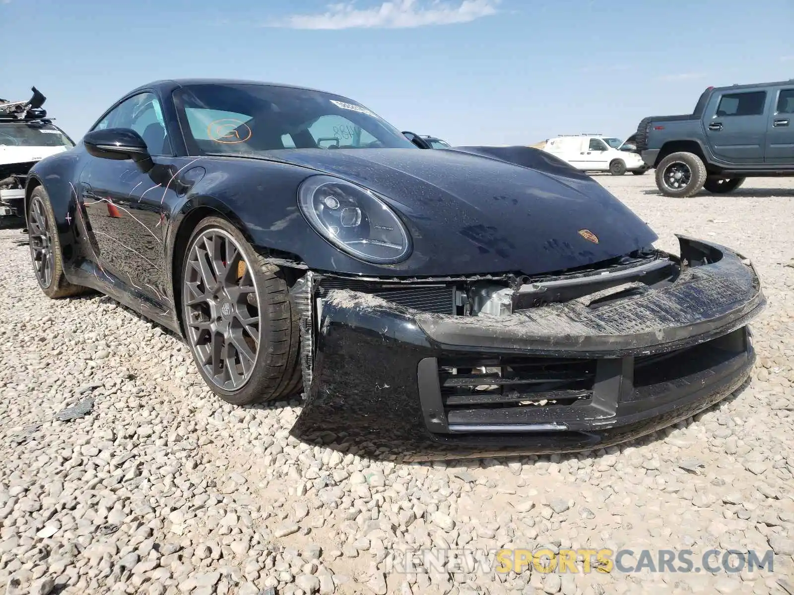 1 Photograph of a damaged car WP0AB2A96LS227631 PORSCHE 911 2020