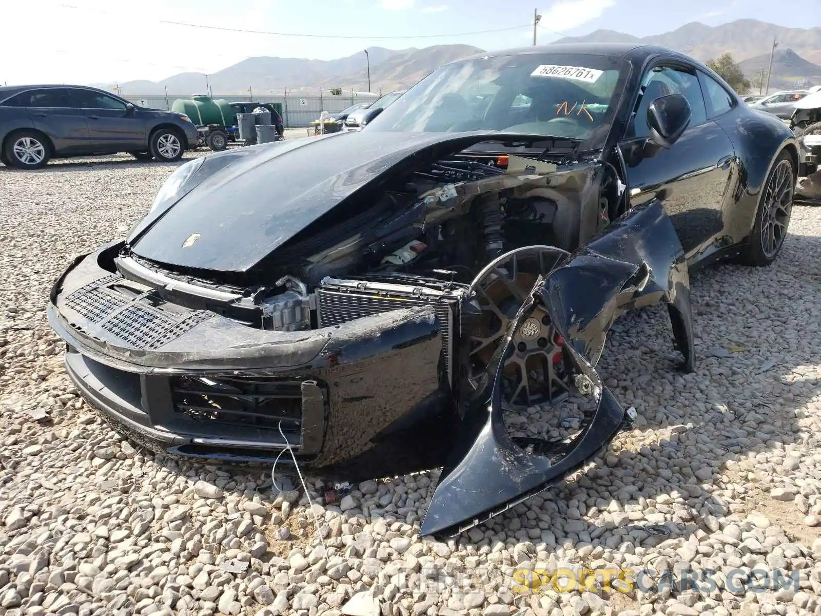 2 Photograph of a damaged car WP0AB2A96LS227631 PORSCHE 911 2020