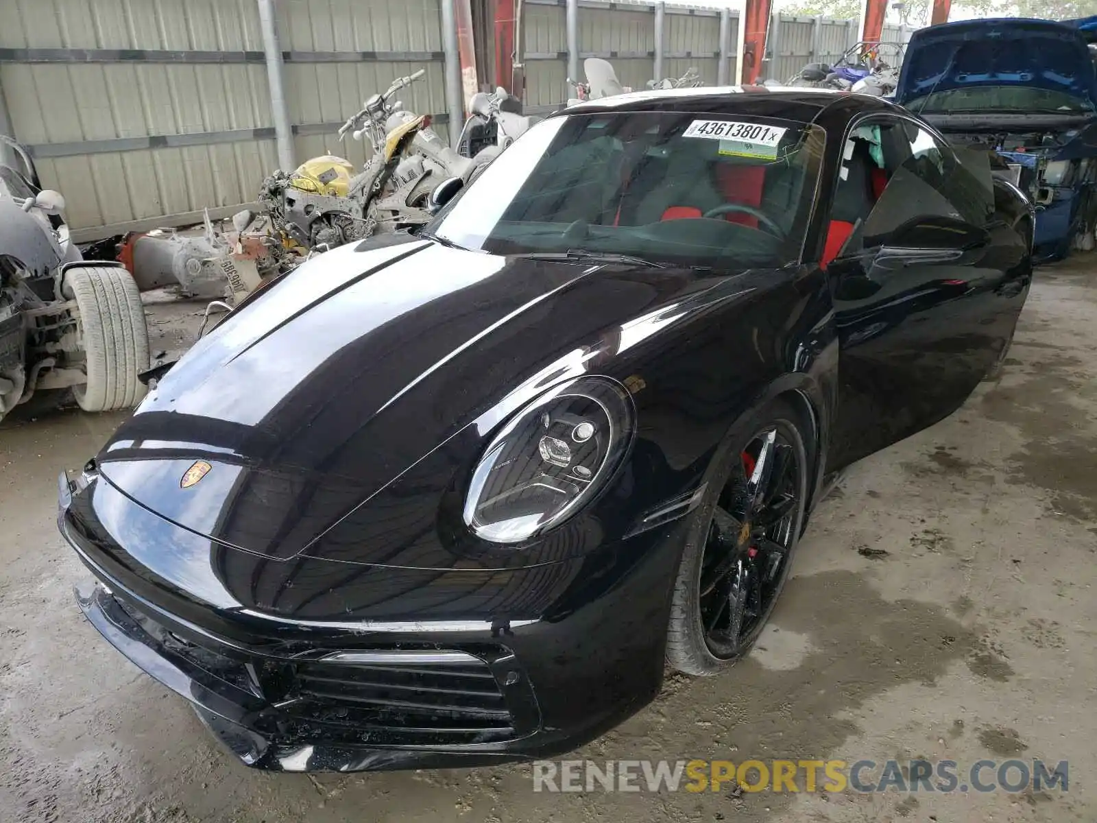 2 Photograph of a damaged car WP0AB2A96LS229864 PORSCHE 911 2020