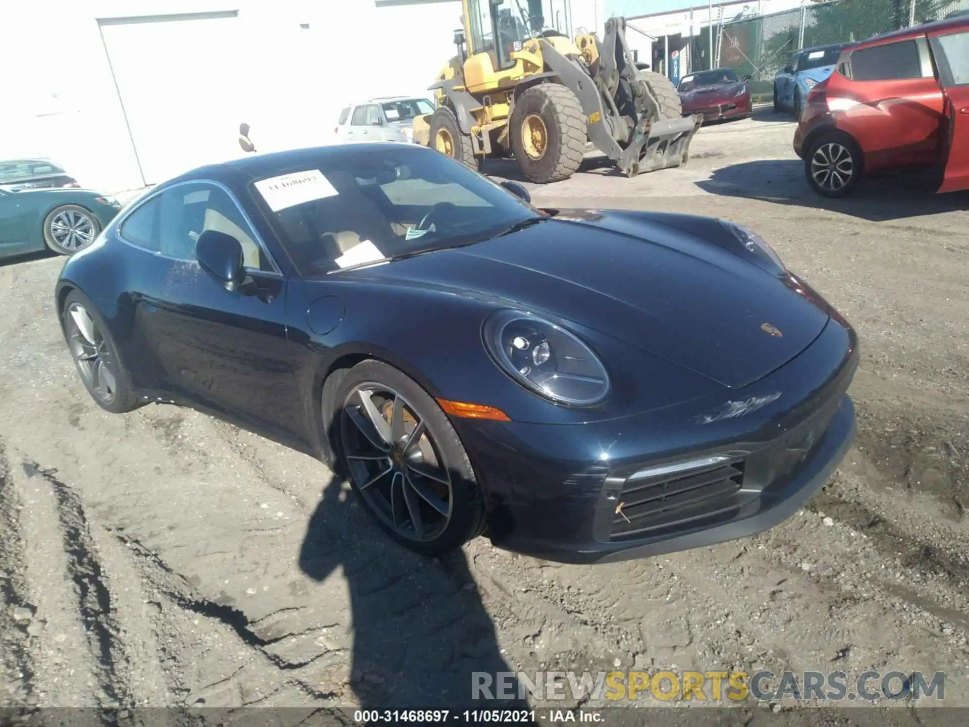 1 Photograph of a damaged car WP0AB2A97LS225189 PORSCHE 911 2020