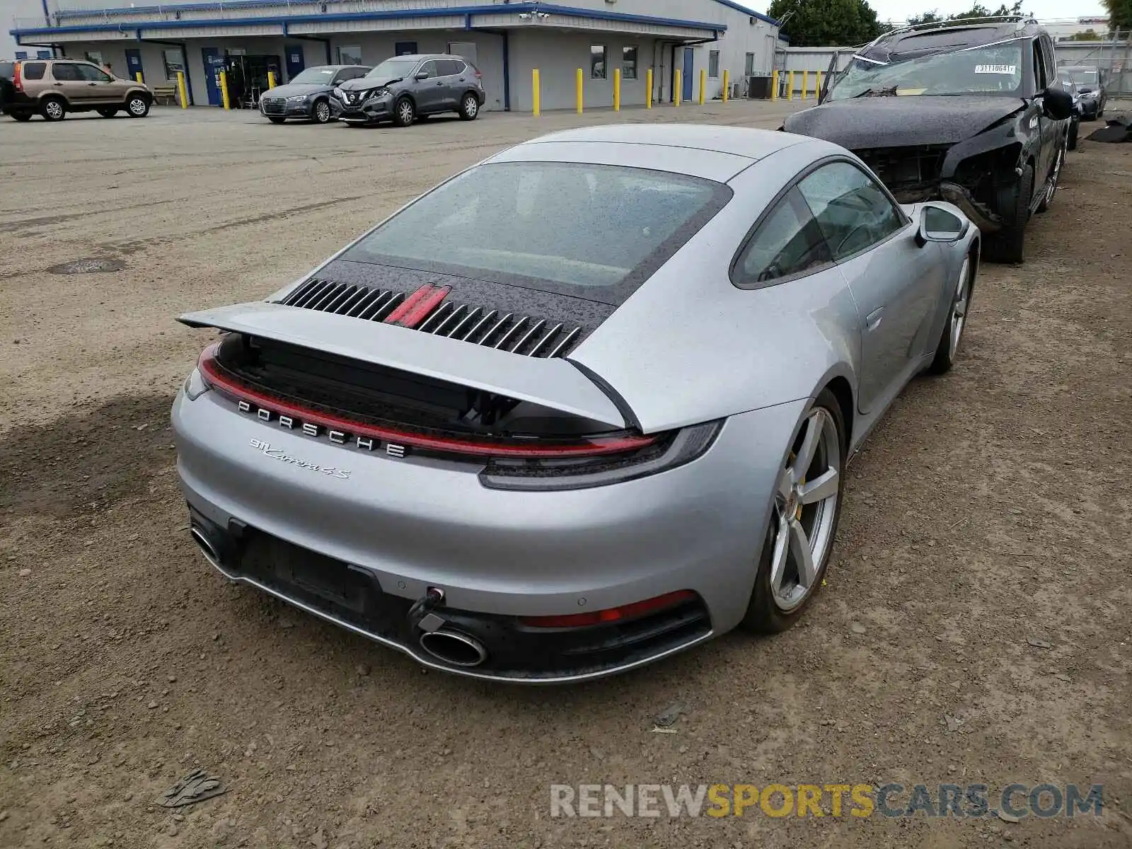 4 Photograph of a damaged car WP0AB2A99LS227459 PORSCHE 911 2020