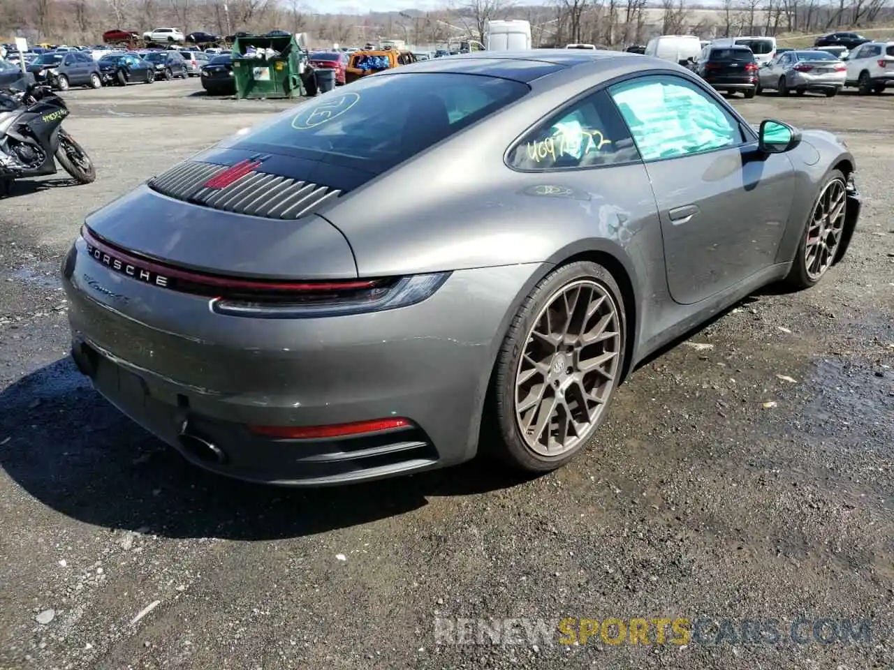 4 Photograph of a damaged car WP0AB2A99LS228384 PORSCHE 911 2020