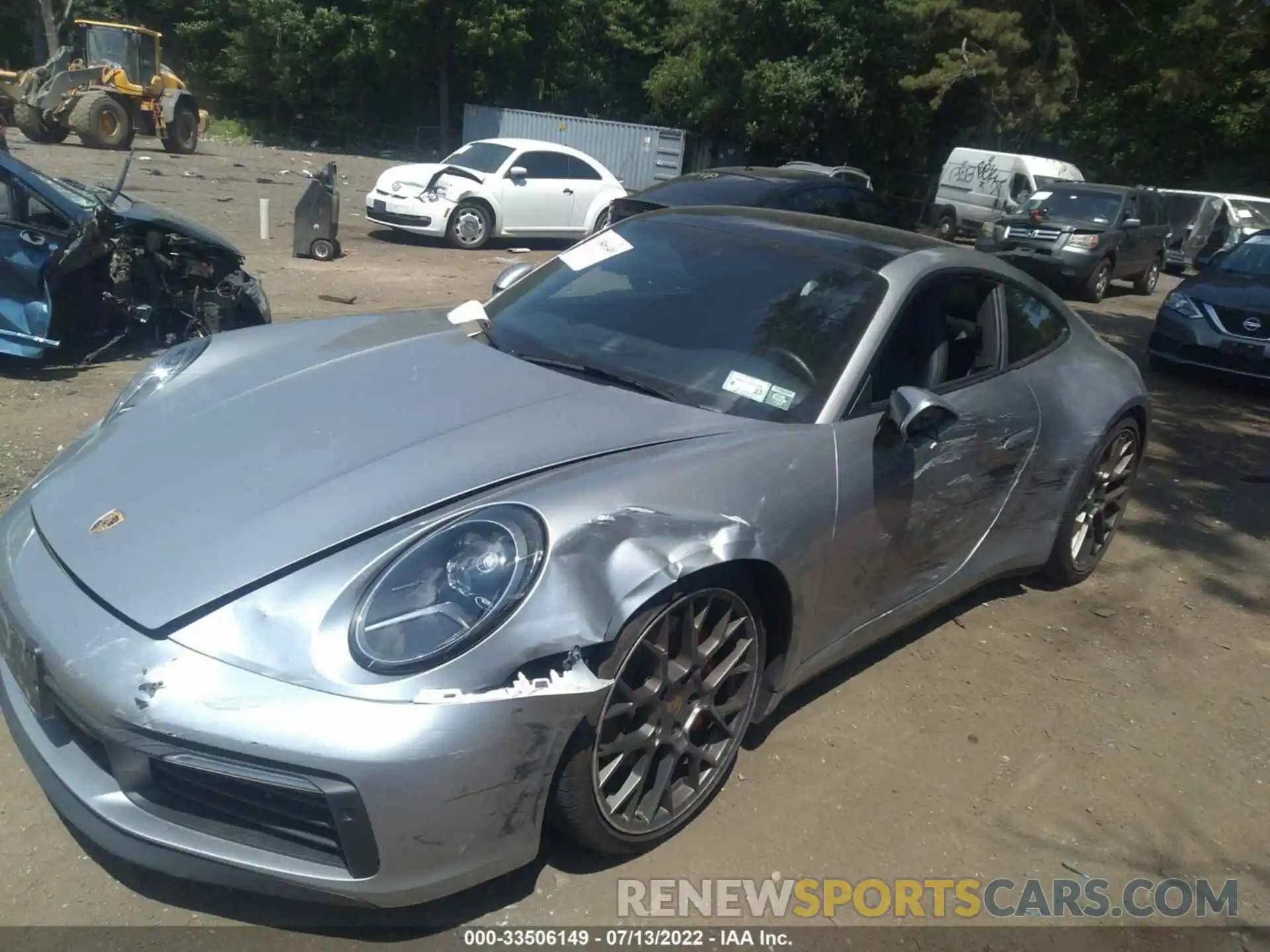 2 Photograph of a damaged car WP0AB2A9XLS229429 PORSCHE 911 2020