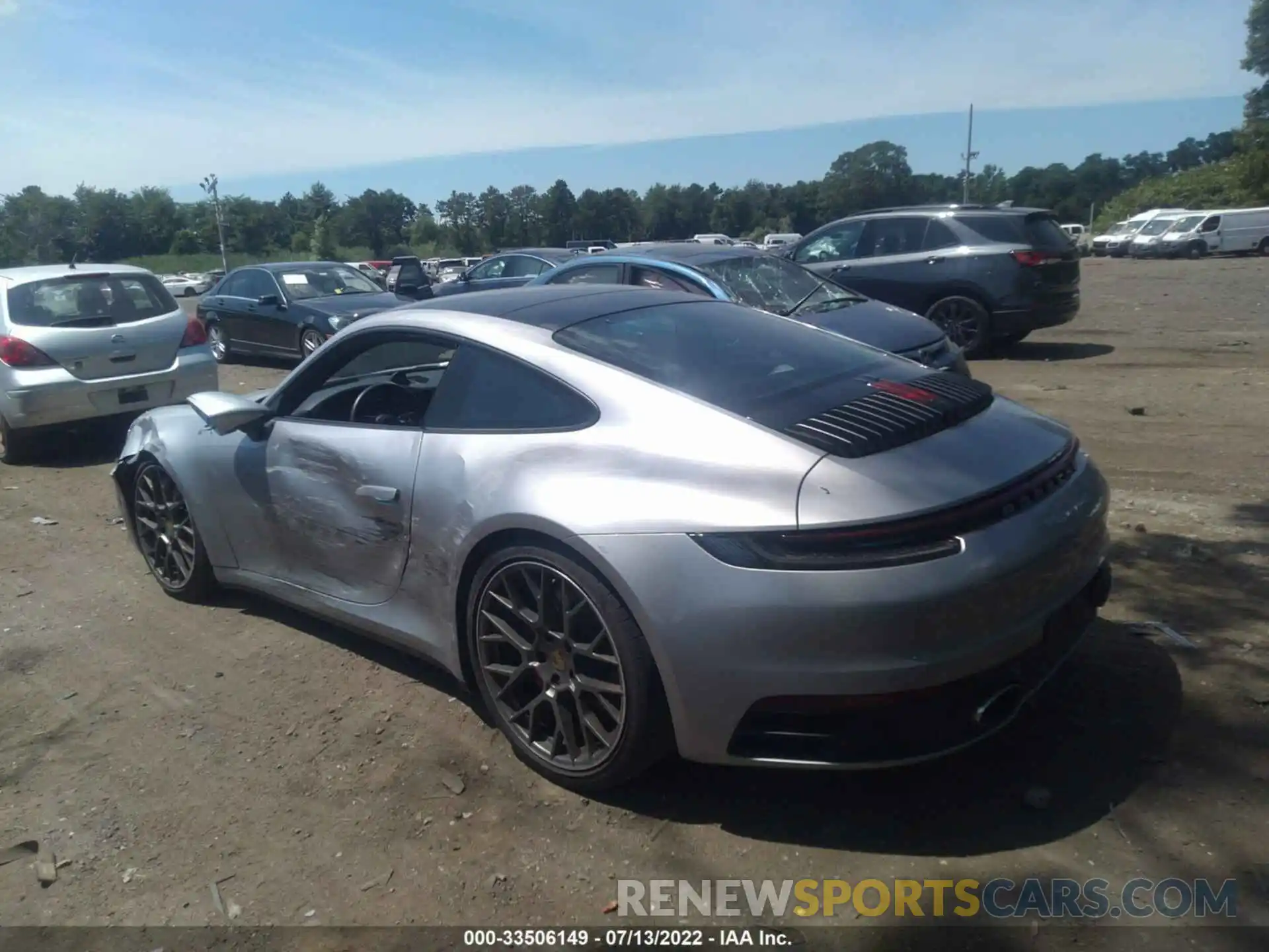 3 Photograph of a damaged car WP0AB2A9XLS229429 PORSCHE 911 2020